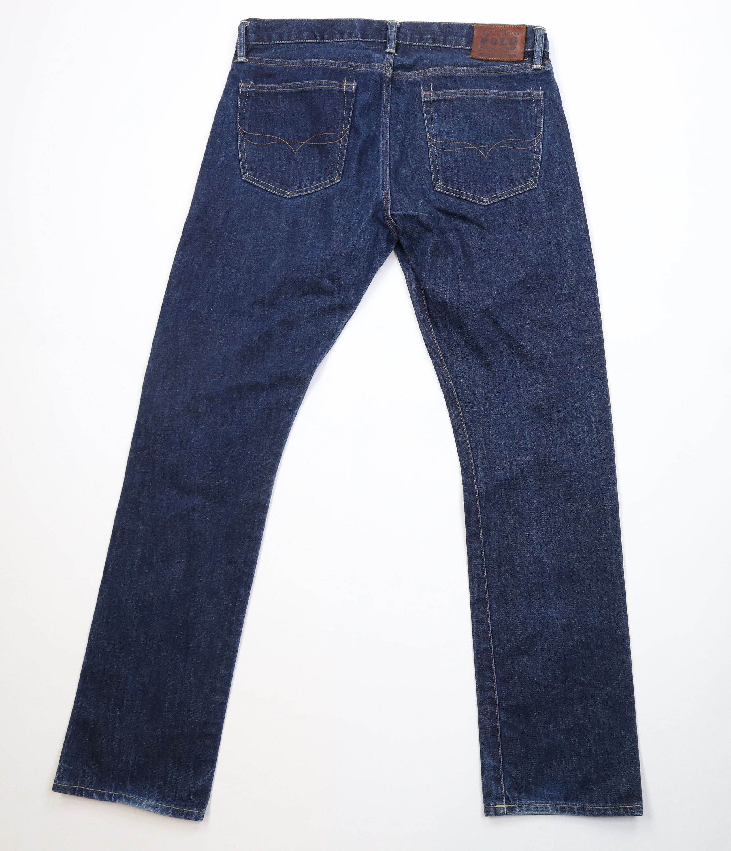 Ralph Lauren Vintage Ralph Lauren 018 Slim Straight Leg Denim Jeans Blue Size US 34 / EU 50 - 11 Thumbnail