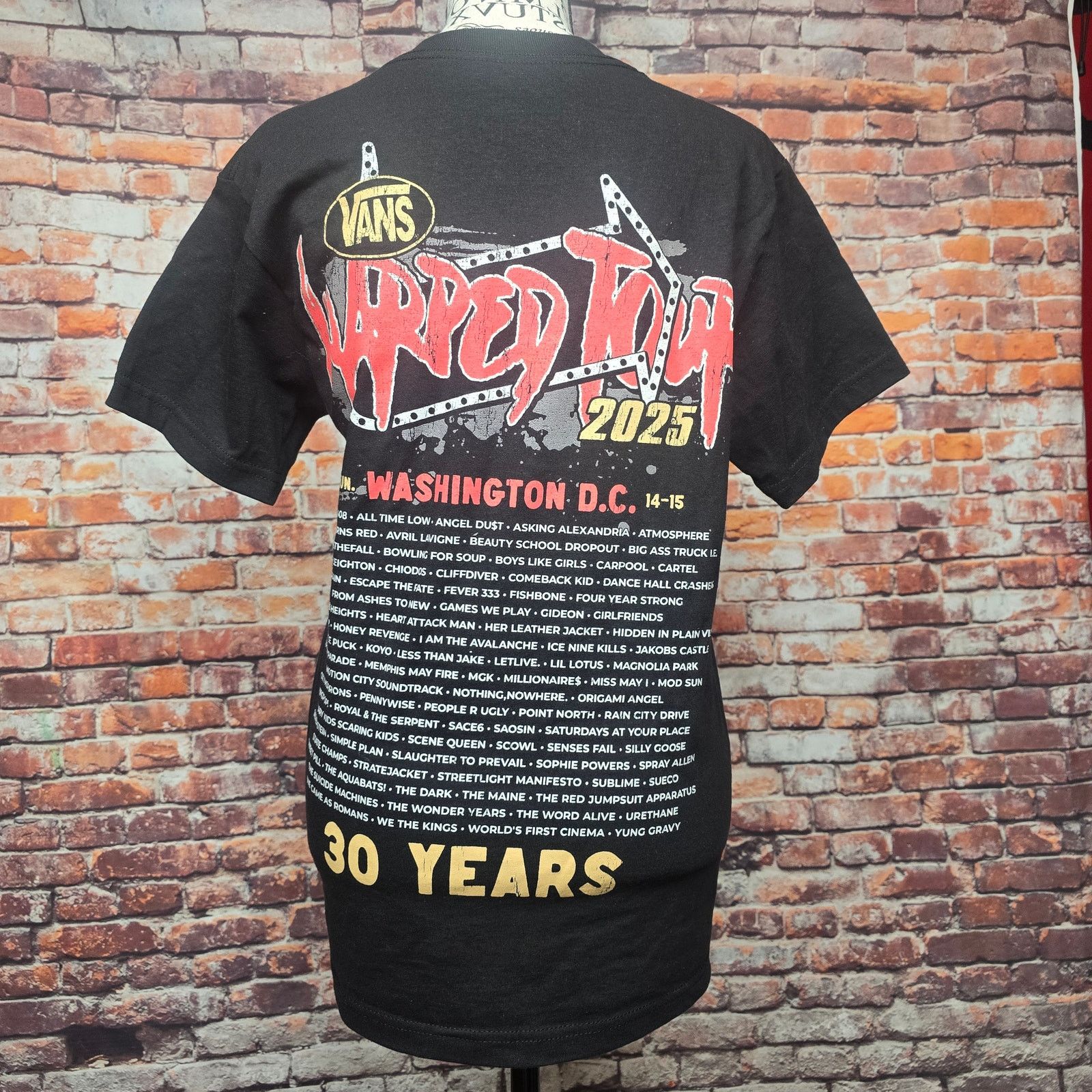 Other Vans Warped Tour 30th Anniversary T-Shirt Small Official Tee Size US S / EU 44-46 / 1 - 1 Thumbnail