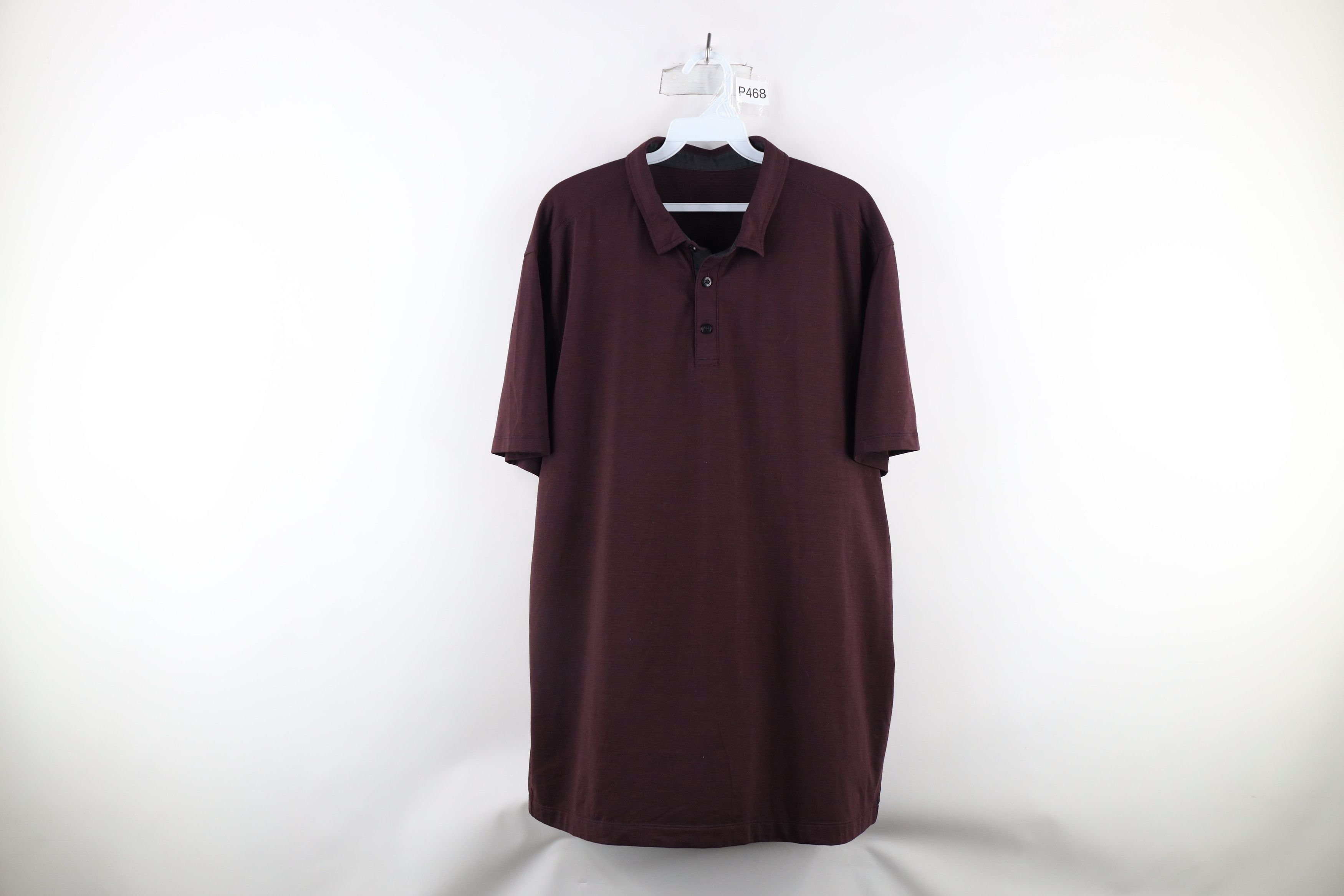Lululemon × Vintage Lululemon Vent Tech Short Sleeve Collared Golf Polo Shirt Size US XL / EU 56 / 4 - 1 Thumbnail
