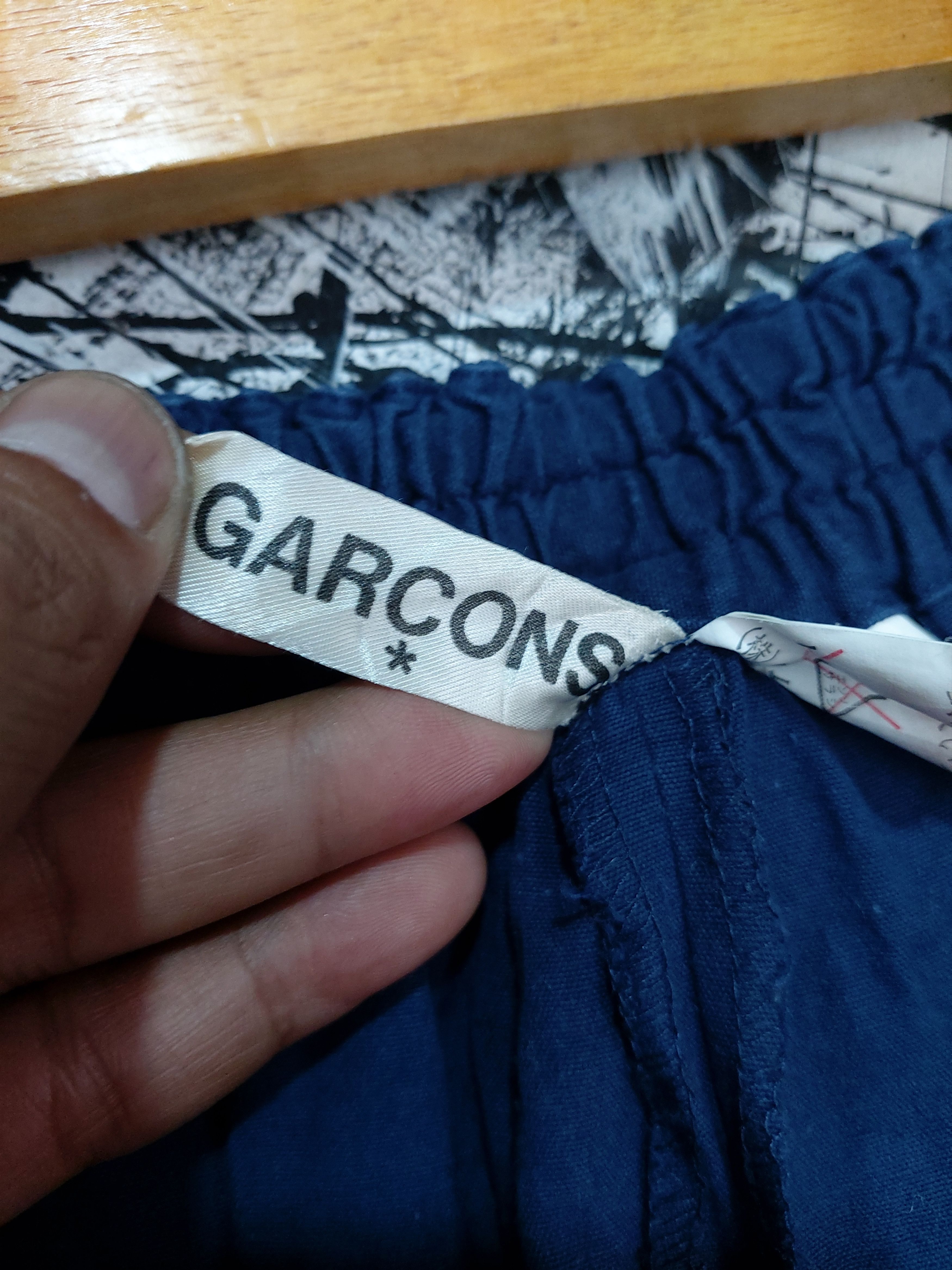 Comme des Garcons COMME DES GARCONS AD 1995 WIDE-LEG PANTS Size 29" - 7 Thumbnail