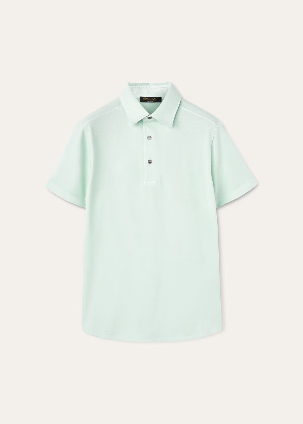 Loro Piana o1w1db10824 Cotton Polo Shirt in Cottage Green Size US XL / EU 56 / 4 - 1 Thumbnail