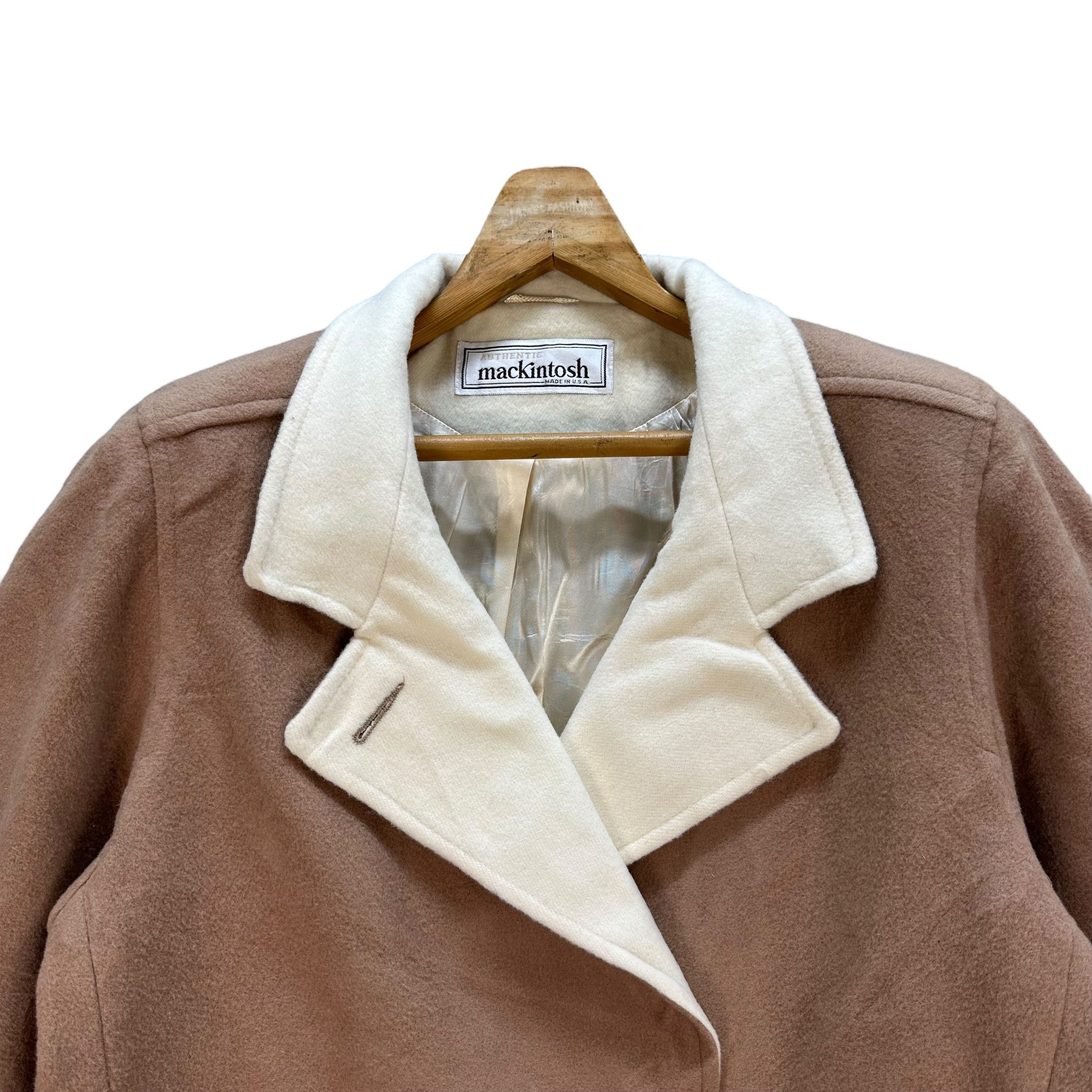 Mackintosh Mackintosh Double Breasted & Collar Wool Coat #A8-0193 Size XL / US 12-14 / IT 48-50 - 2 Thumbnail
