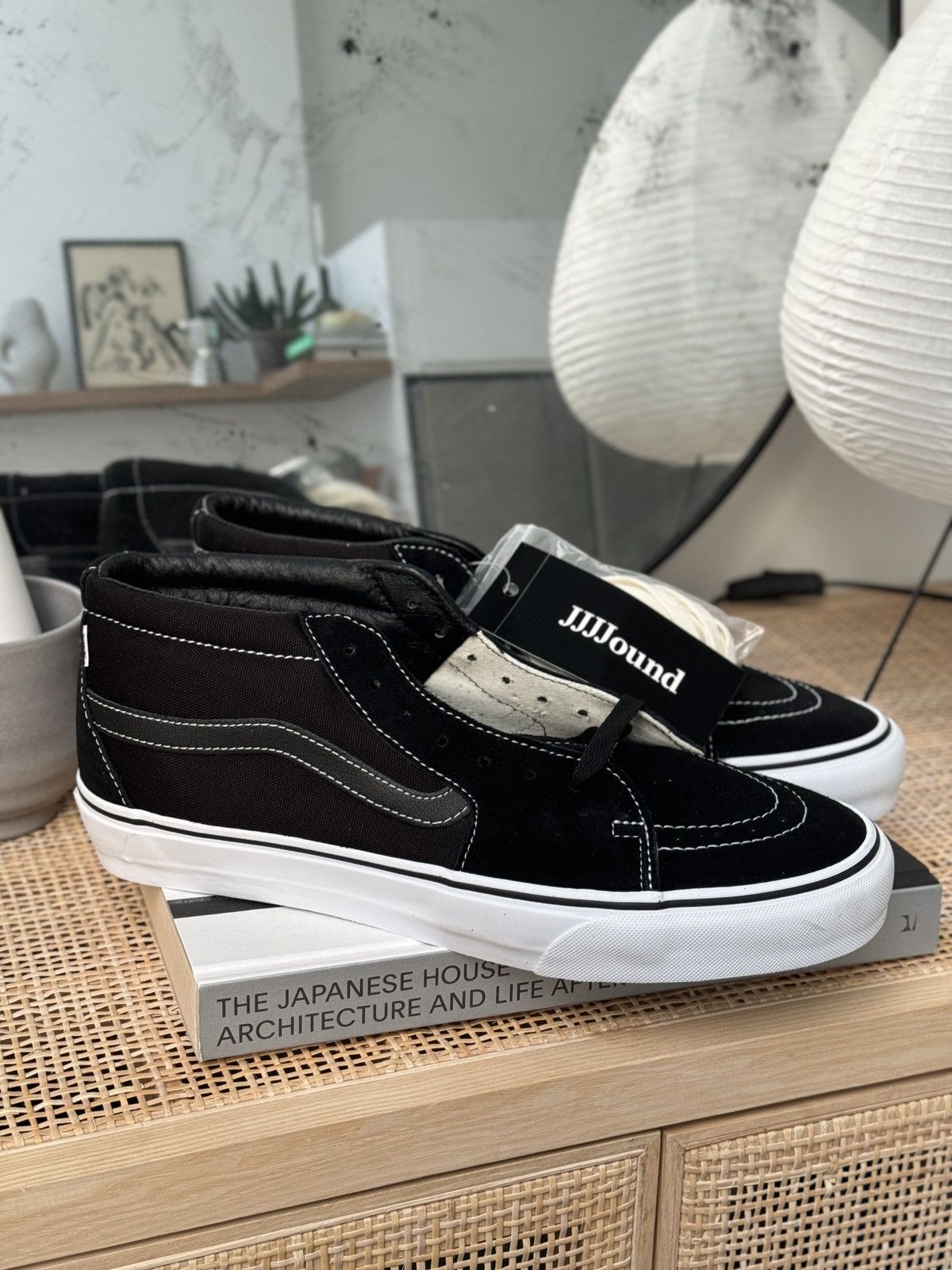 Jjjjound × Vans Vans x Jjjjound Sk8-Mid Vlt LX Black *NEW | Grailed