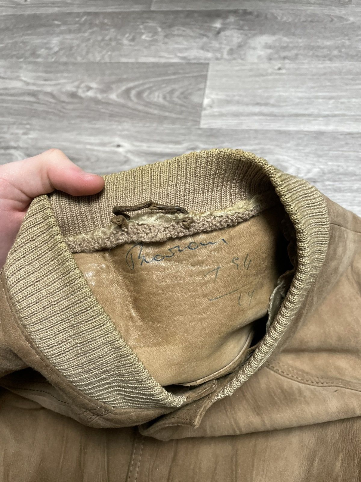 If Six Was Nine Vintage Brown Real Suede Button-Up Jacket Size US M / EU 48-50 / 2 - 16 Thumbnail