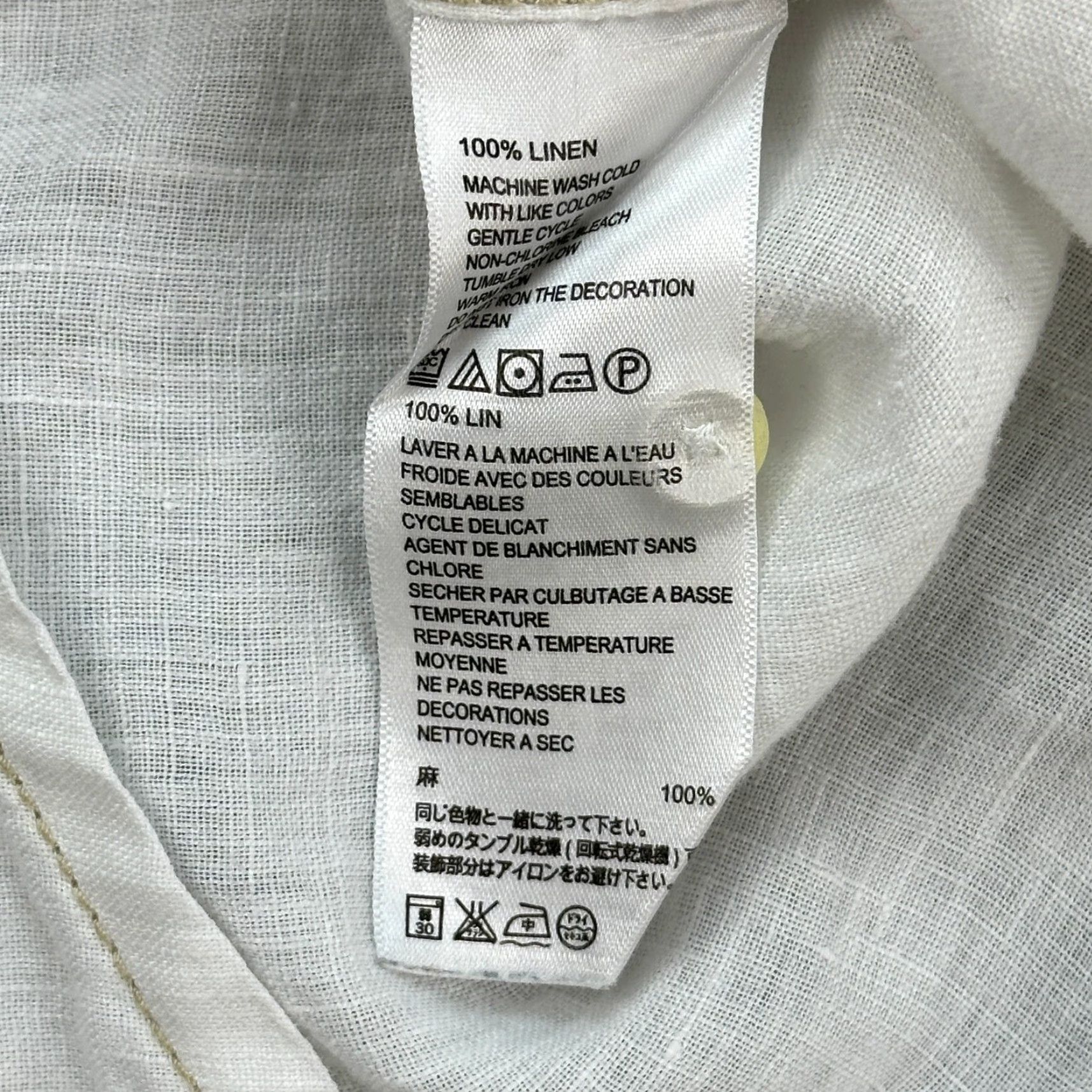 Tommy Bahama Tommy Bahama Relax Shirt Mens 2XL White Linen Short Sleeve Beach Preppy Casual Shirt Size US XXL / EU 58 / 5 - 7 Thumbnail