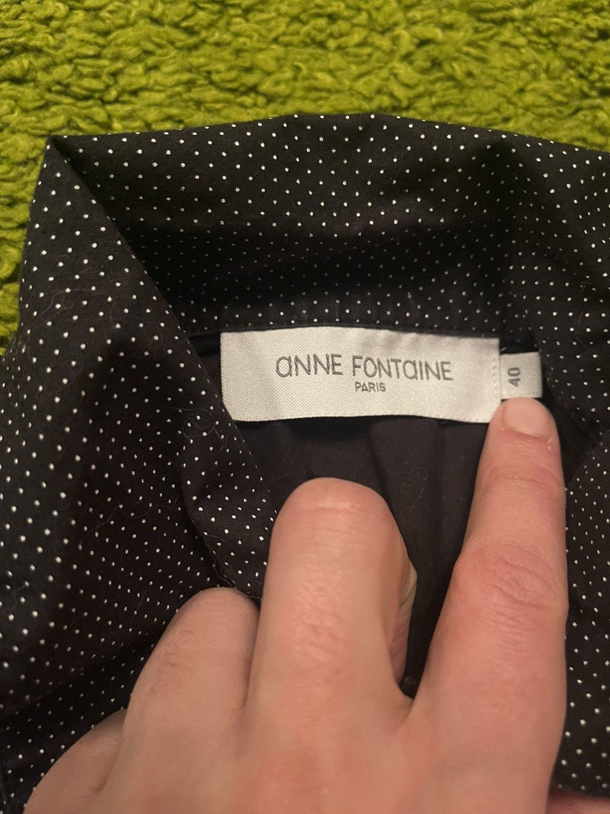 ANNE FONTAINE × Designer Anne Fontaine avant garde polka dot corset blouse Size S / US 4 / IT 40 - 4 Thumbnail