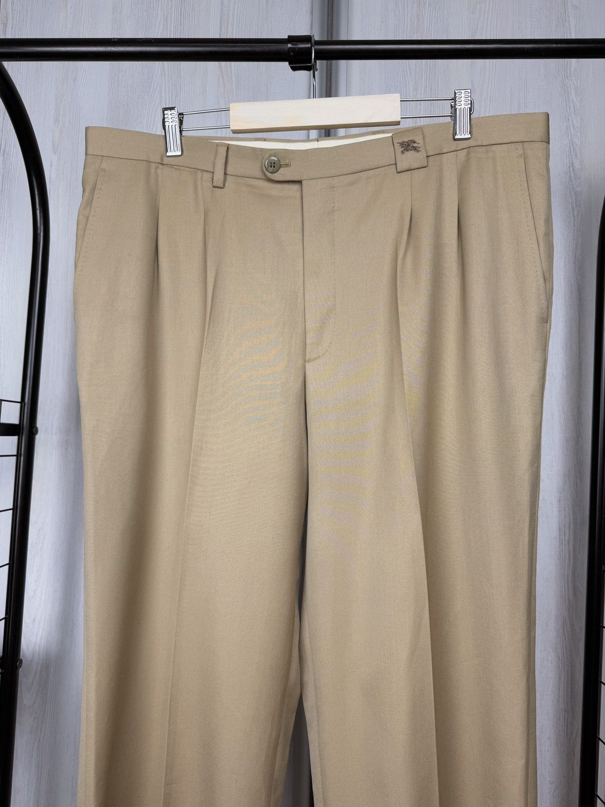 Burberry Burberry’s of London vintage small logo baggy wide pants 50 Size US 40 / EU 56 - 3 Thumbnail
