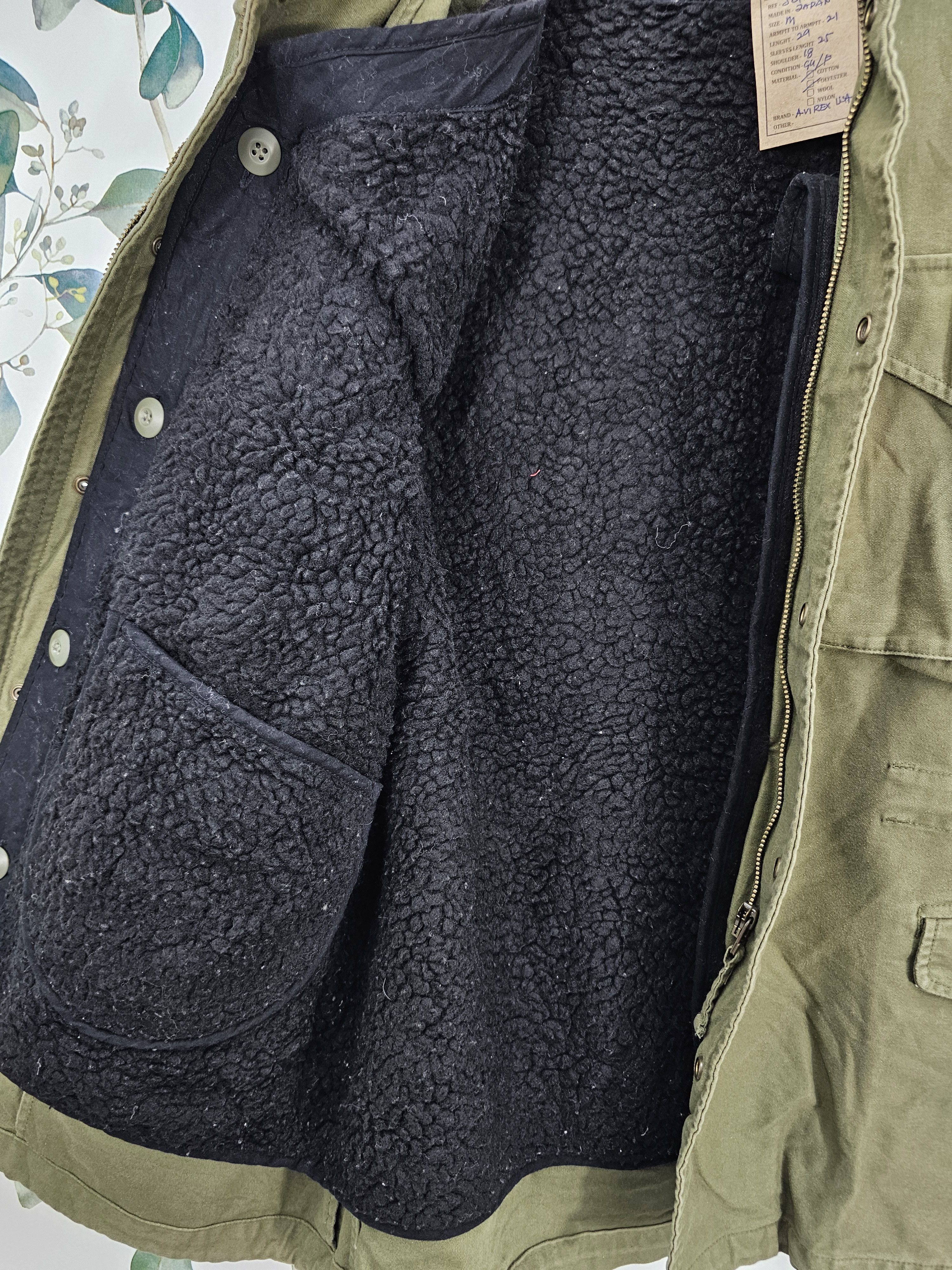 Avirex Vtg AVIREX Multi Pocket Military Parka Heavy Jacket J0124 Size US M / EU 48-50 / 2 - 8 Thumbnail
