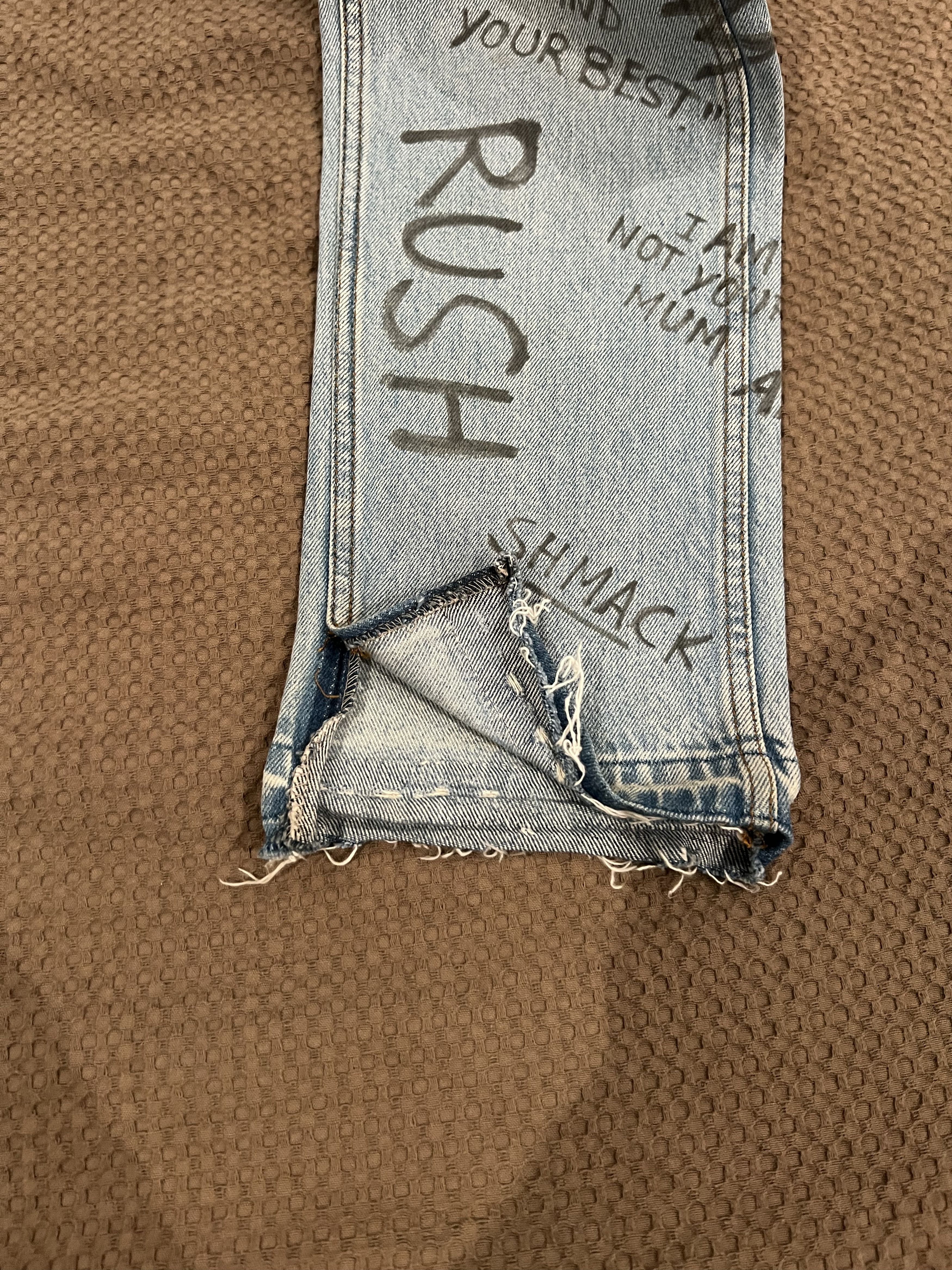 Gucci Graffiti jeans Size US 32 / EU 48 - 3 Thumbnail