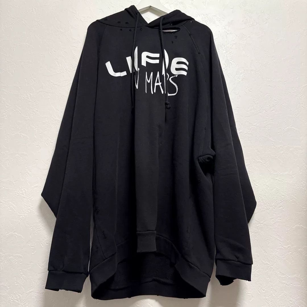 Raf Simons Raf Simons Distressed Hoodie Sweatshirt Size US M / EU 48-50 / 2 - 1 Thumbnail