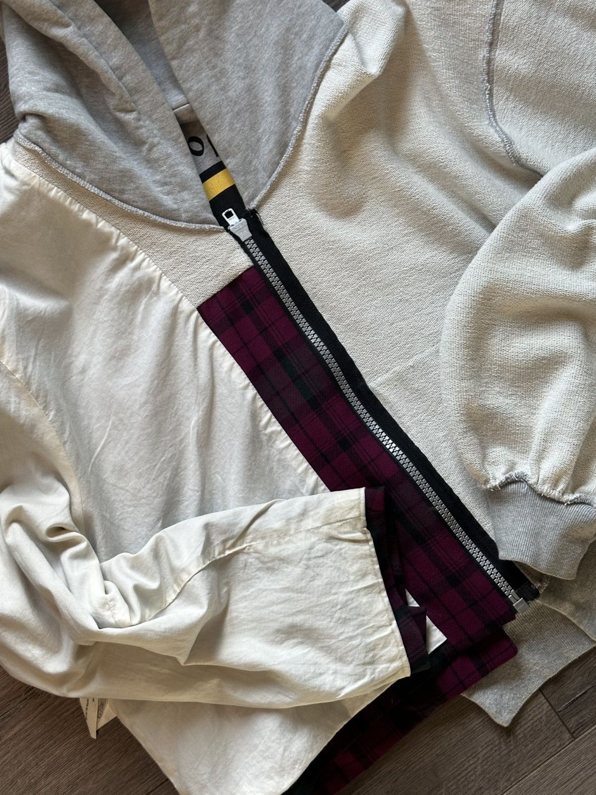 Gosha Rubchinskiy Gosha Rubchinskiy SS 2018 Hybrid ‘Hoodie/Blazer’ Jacket Size US S / EU 44-46 / 1 - 6 Thumbnail