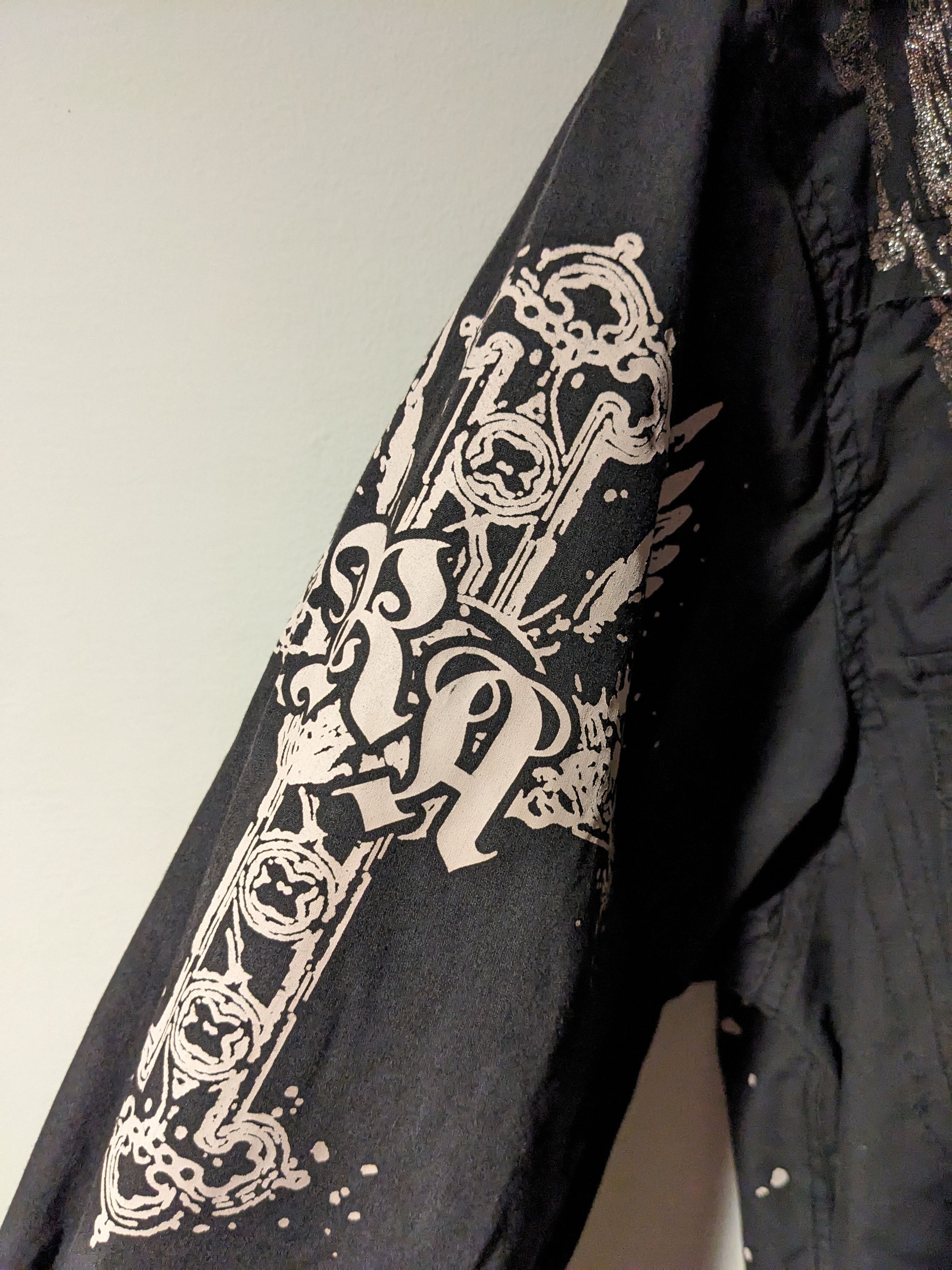 Affliction × Vintage Vintage Y2K Royal Army Affliction Inspired Button Up Shirt Size US XXL / EU 58 / 5 - 6 Thumbnail