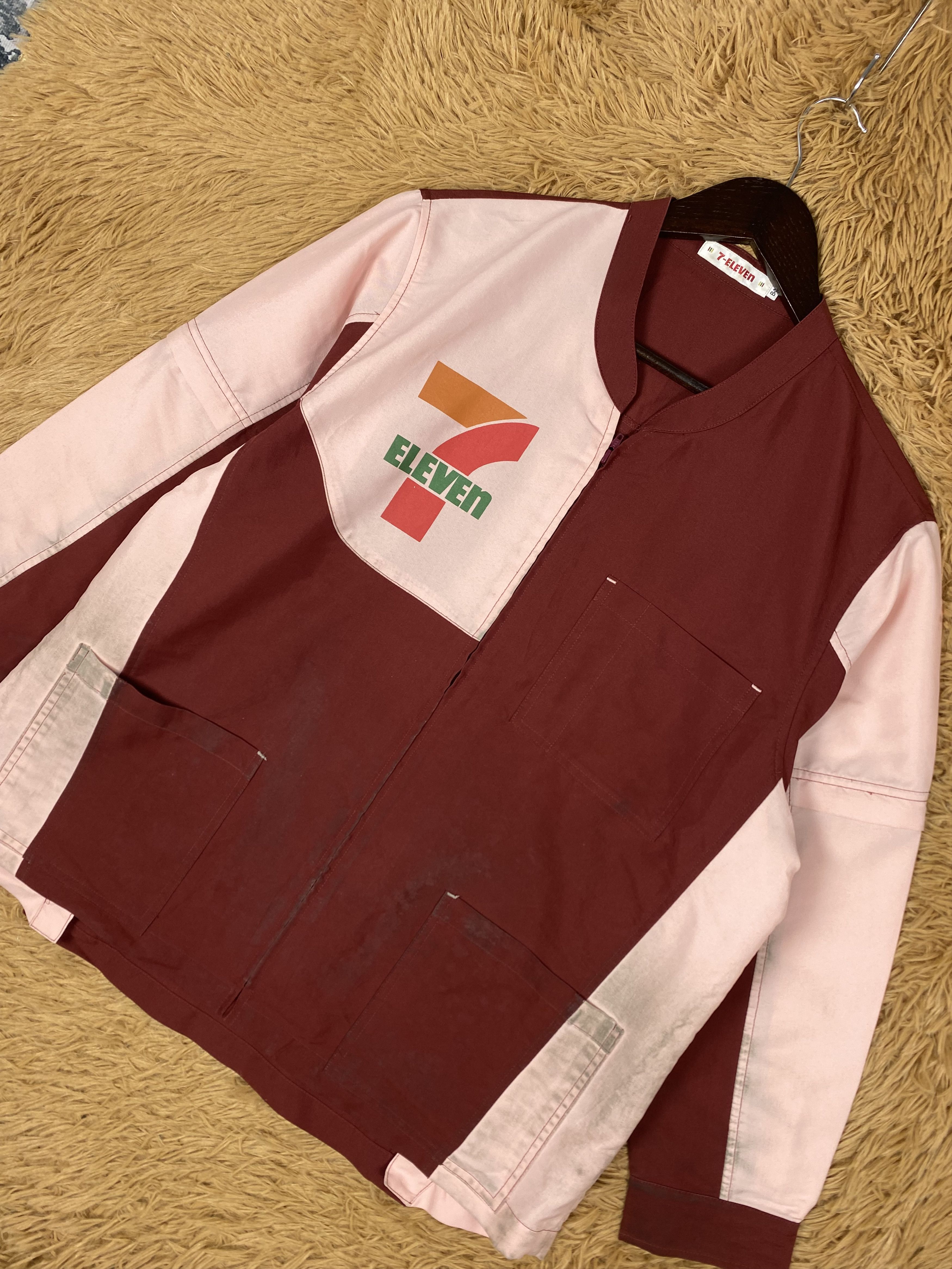 Japanese Brand Vintage 7 Eleven Zip Up Jacket DJ1067 Size US S / EU 44-46 / 1 - 2 Thumbnail