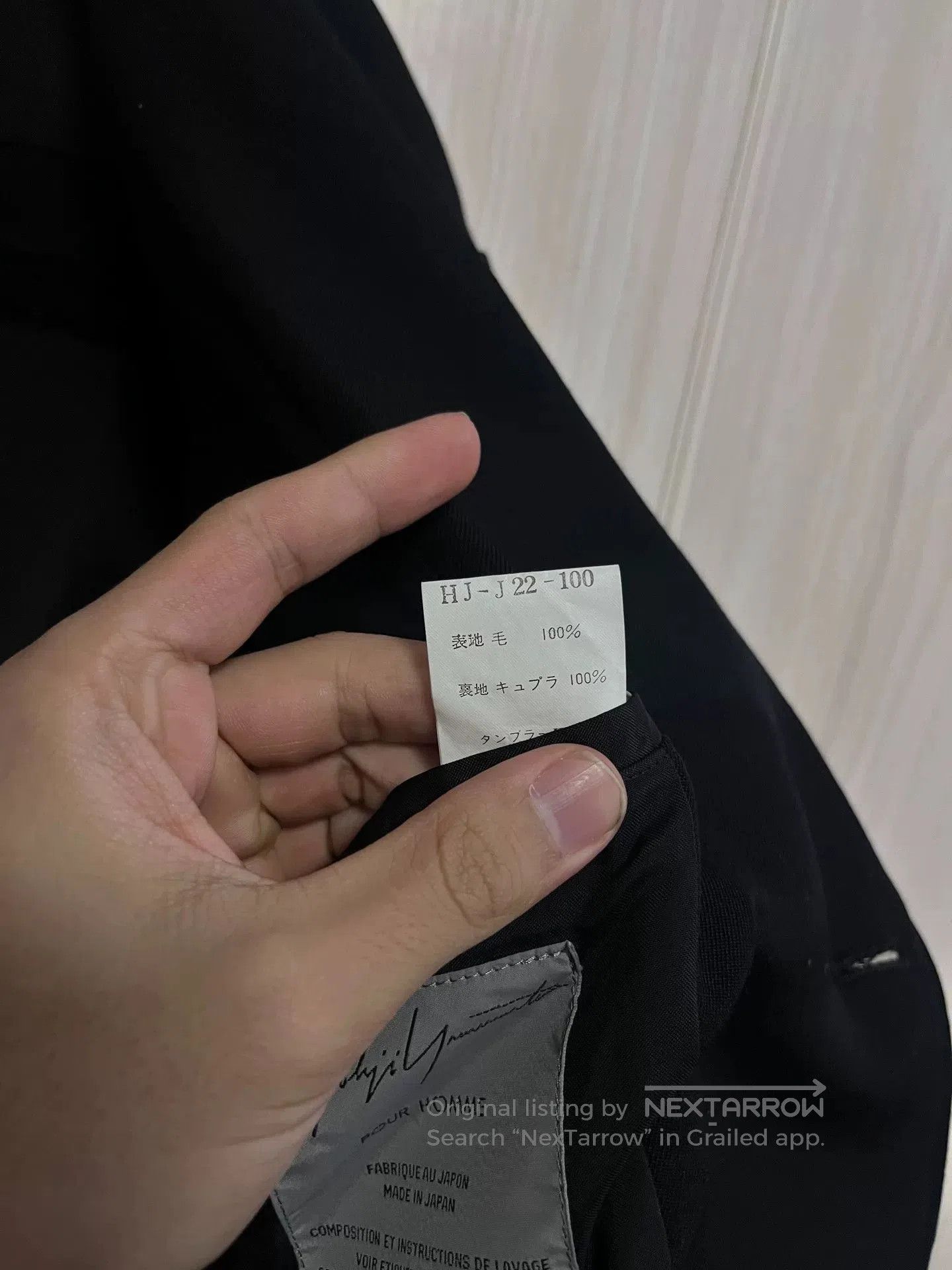 Yohji Yamamoto Yohji Yamamoto Zip Back Suit Jacket. Size US XL / EU 56 / 4 - 6 Thumbnail