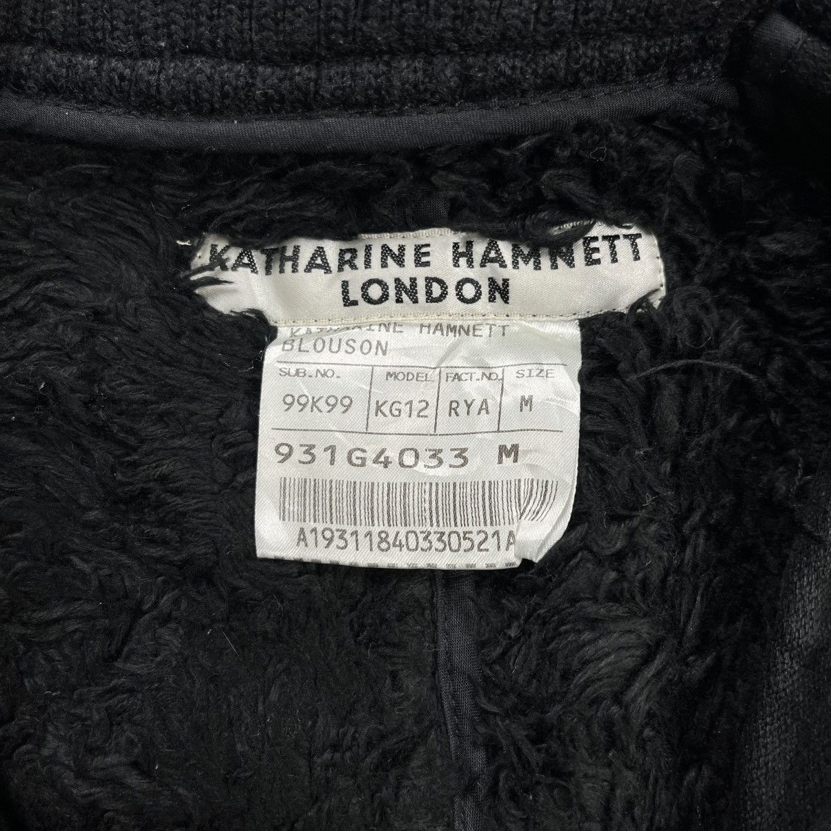 14th Addiction 1990s Katharine Hamnett - Raw Fringe Jacket Size US M / EU 48-50 / 2 - 8 Thumbnail