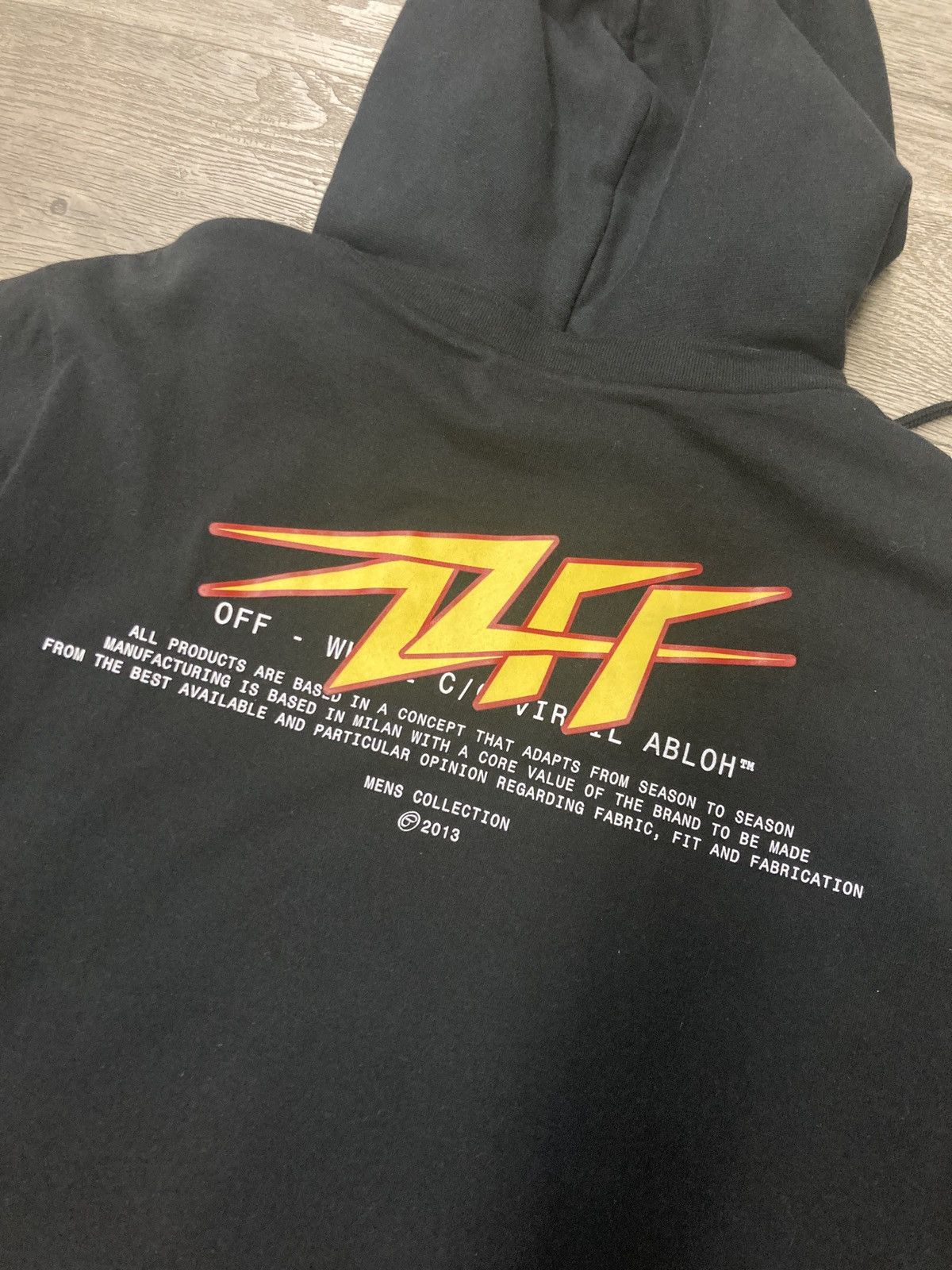 Off-White Off-White Thunder Hoodie/Shirt Size US XXS / EU 40 - 1 Thumbnail