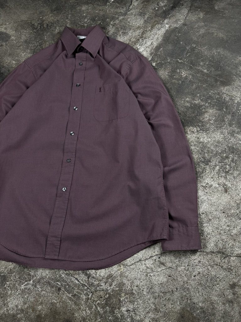 Yves Saint Laurent Vintage Yves Saint Laurent YSL Button Up Shirt Size US XL / EU 56 / 4 - 3 Thumbnail