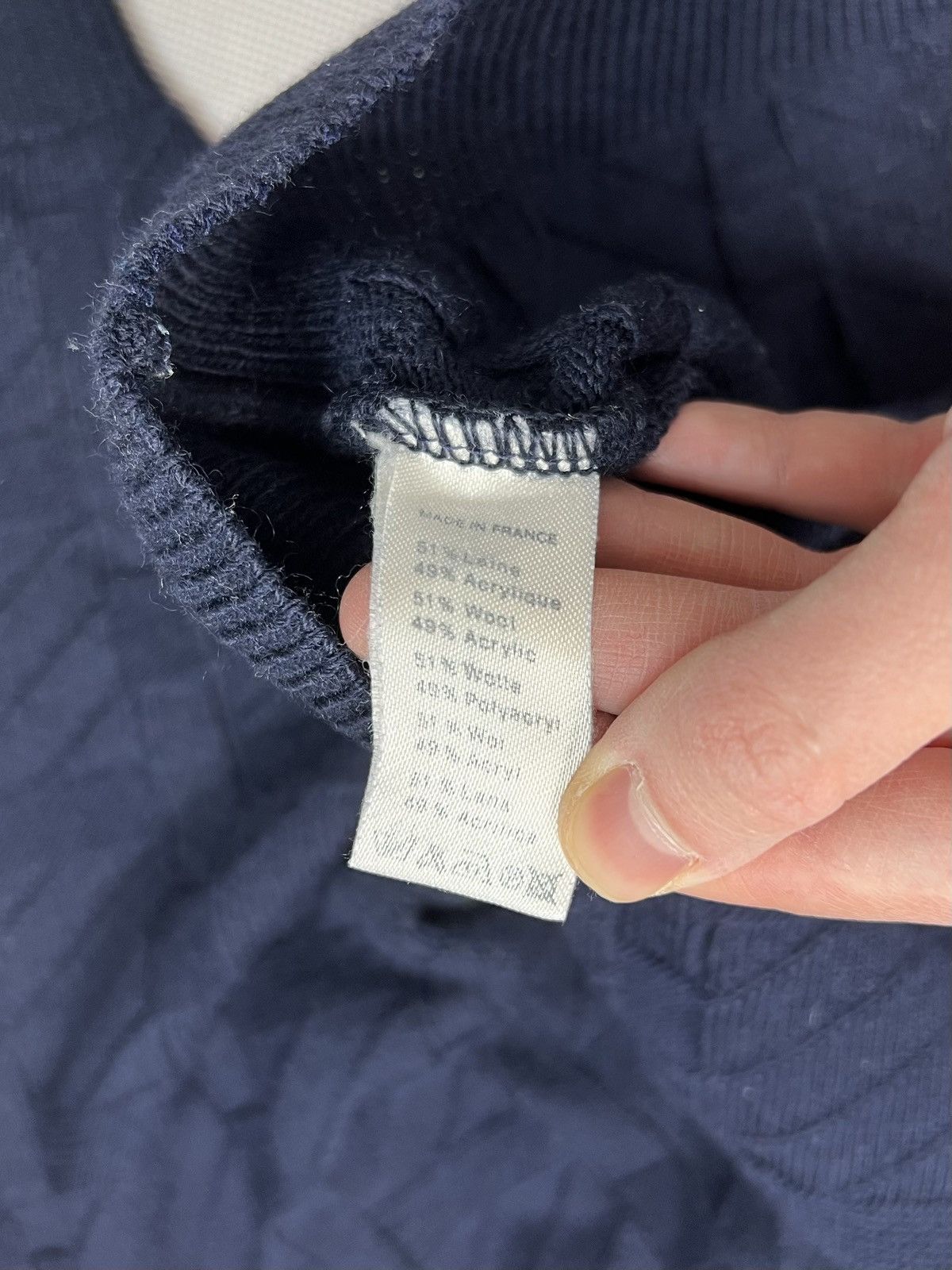 Lacoste × Vintage Sweater Lacoste vintage 90’s france 51% wool Size US L / EU 52-54 / 3 - 4 Thumbnail