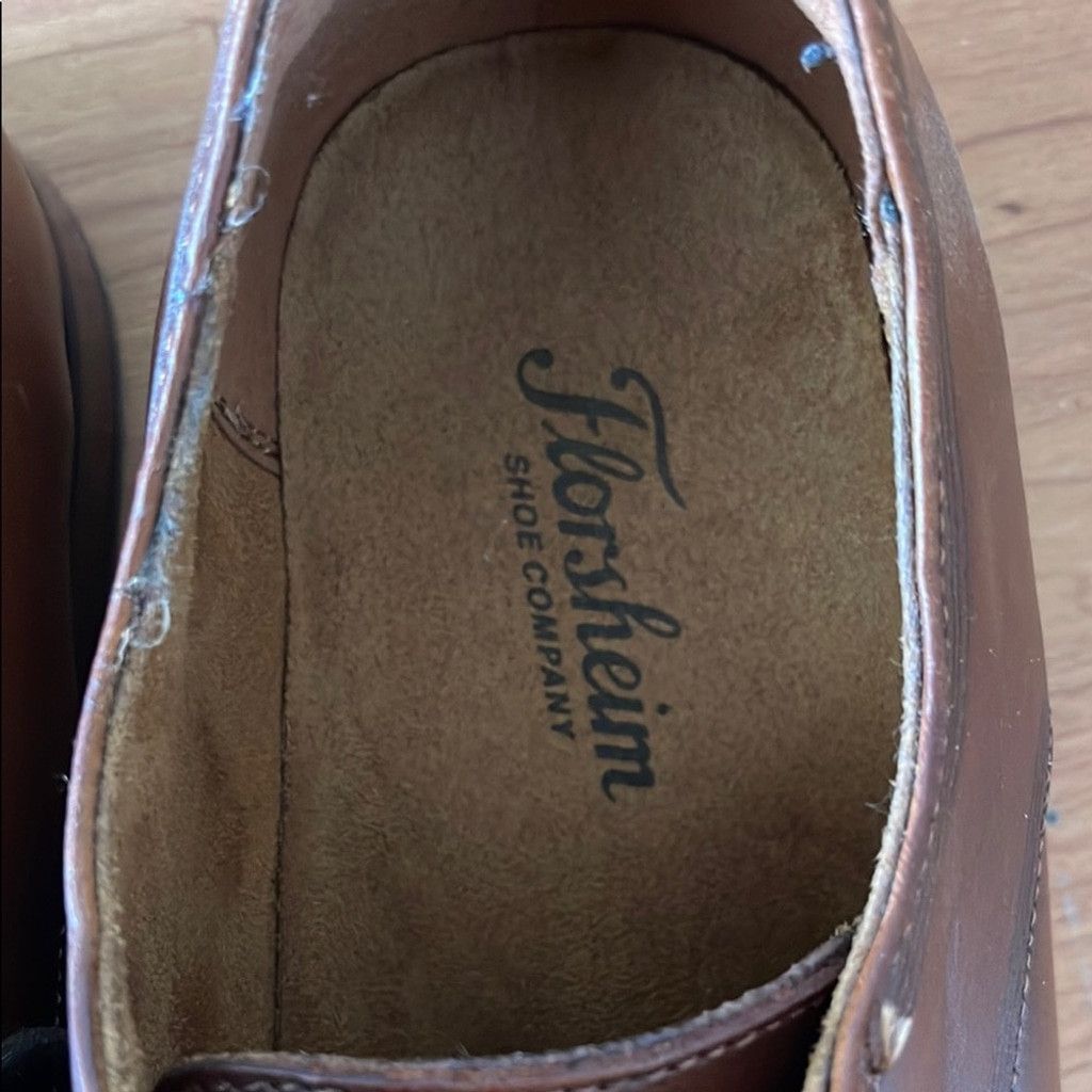 Florsheim Florsheim Men's Brown Leather Dress Shoes size 10 Size US 10 / EU 43 - 2 Thumbnail