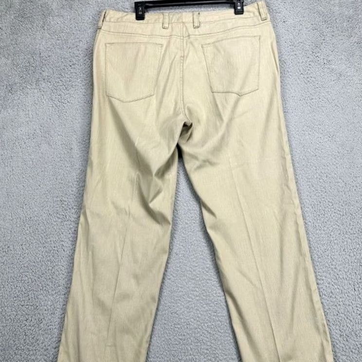 Tommy Bahama Tommy Bahama Pants Chino Mens 35X32 Tan Tencel Blend Casual Pockets Outdoors Regular Straight Front Button Zip Mens Size US 35 - 2 Thumbnail