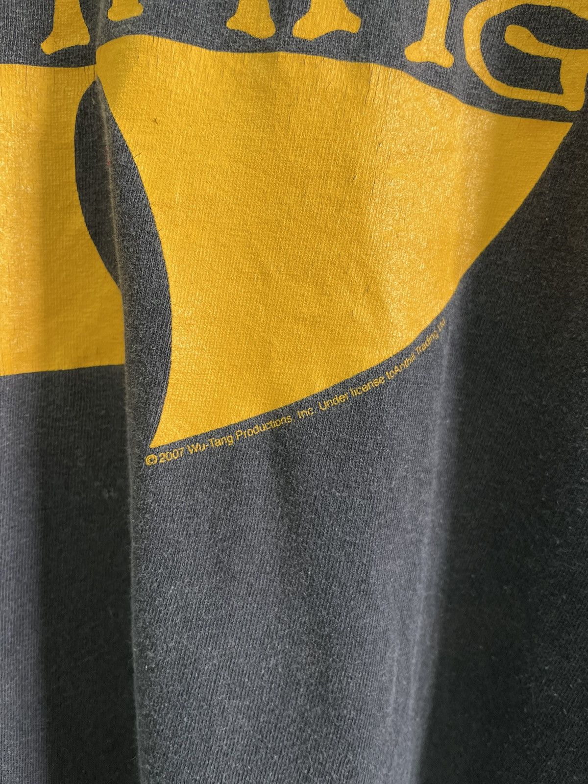 Rap Tees × Vintage × Wu-Tang Clan Vintage 2007 Wutang Distressed and Reworked Tshirt Size US L / EU 52-54 / 3 - 6 Thumbnail
