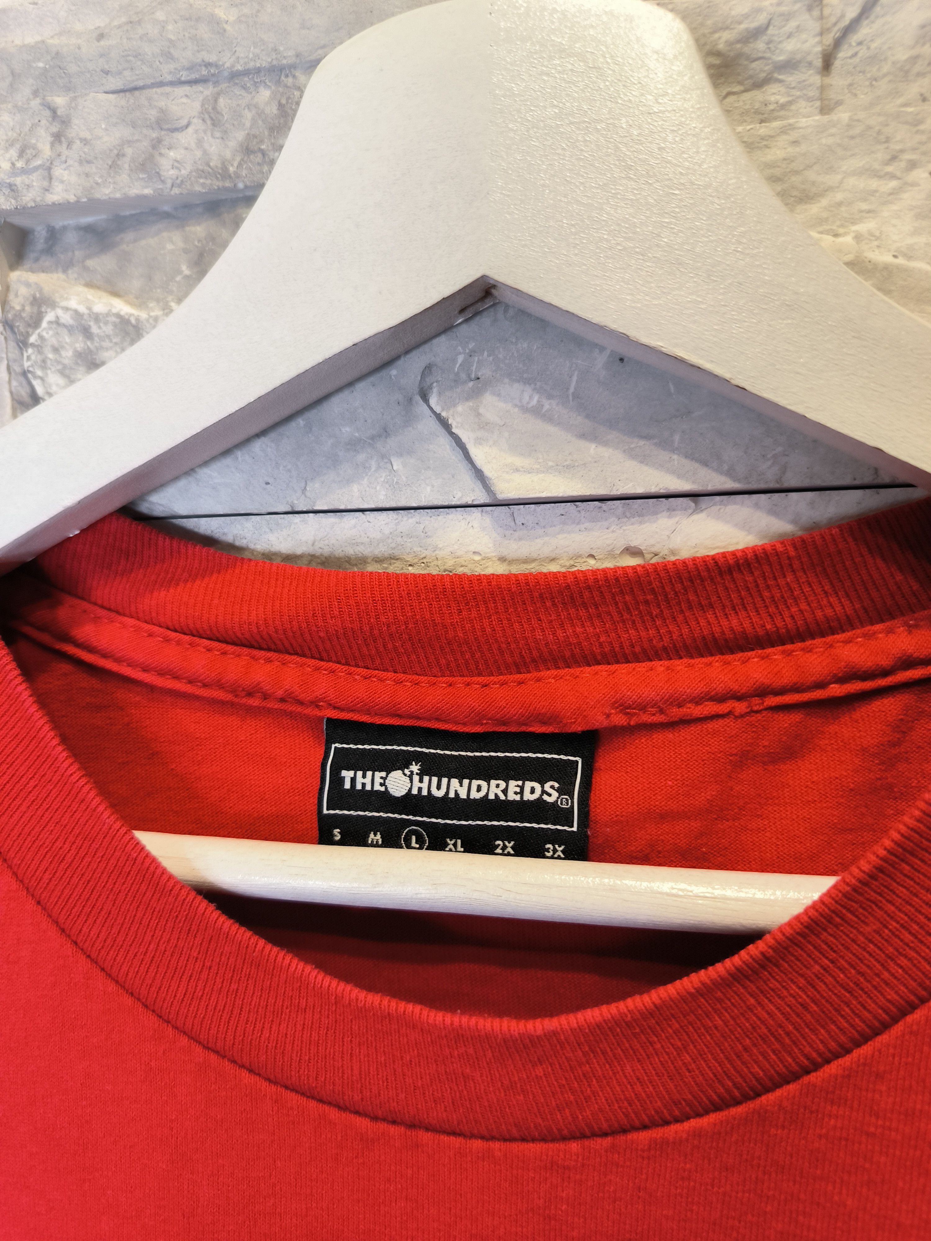 The Hundreds The Hundreds Logo T-Shirt Tee Red Size US L / EU 52-54 / 3 - 4 Thumbnail
