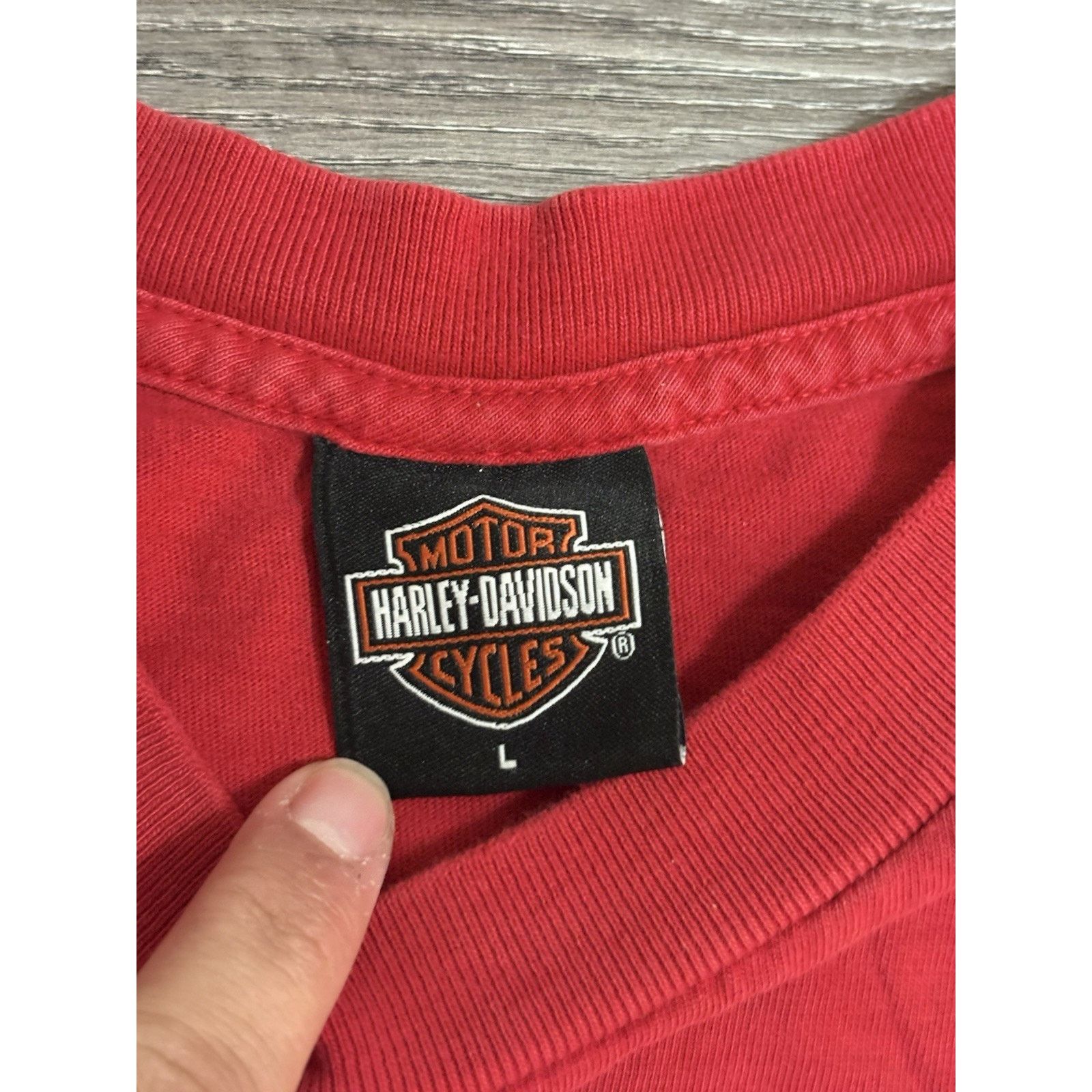 Harley Davidson Harley Davidson Motorcycles Logo Cutoff Shirt - Men’s Large Size US L / EU 52-54 / 3 - 3 Thumbnail