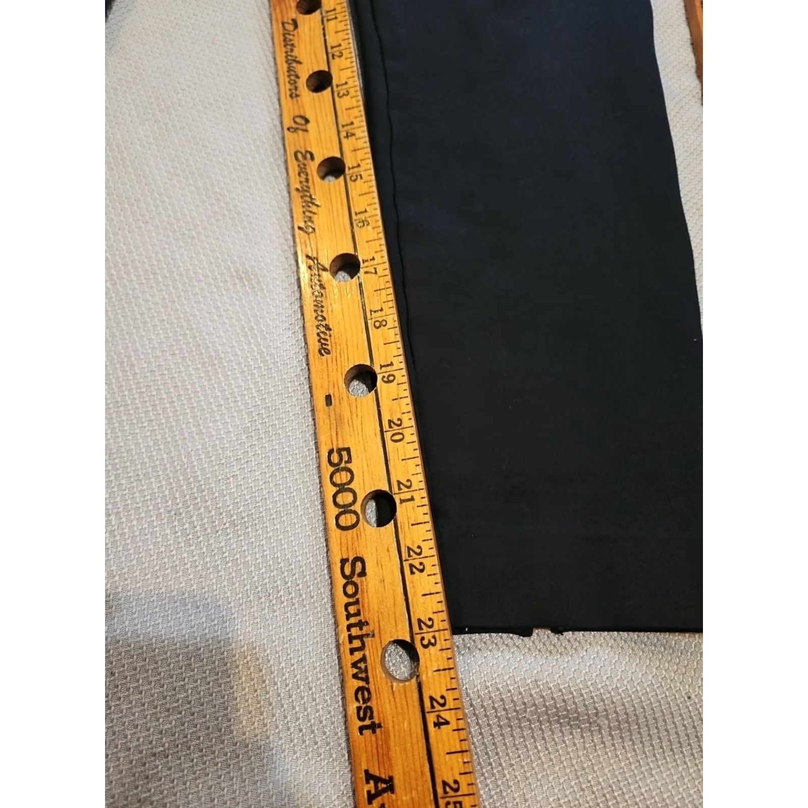 Spanx SPANX The Perfect Pant Womens L Black Ponte Knit Straight Pull On Trousers Size 36" / US 14 / IT 50 - 7 Thumbnail