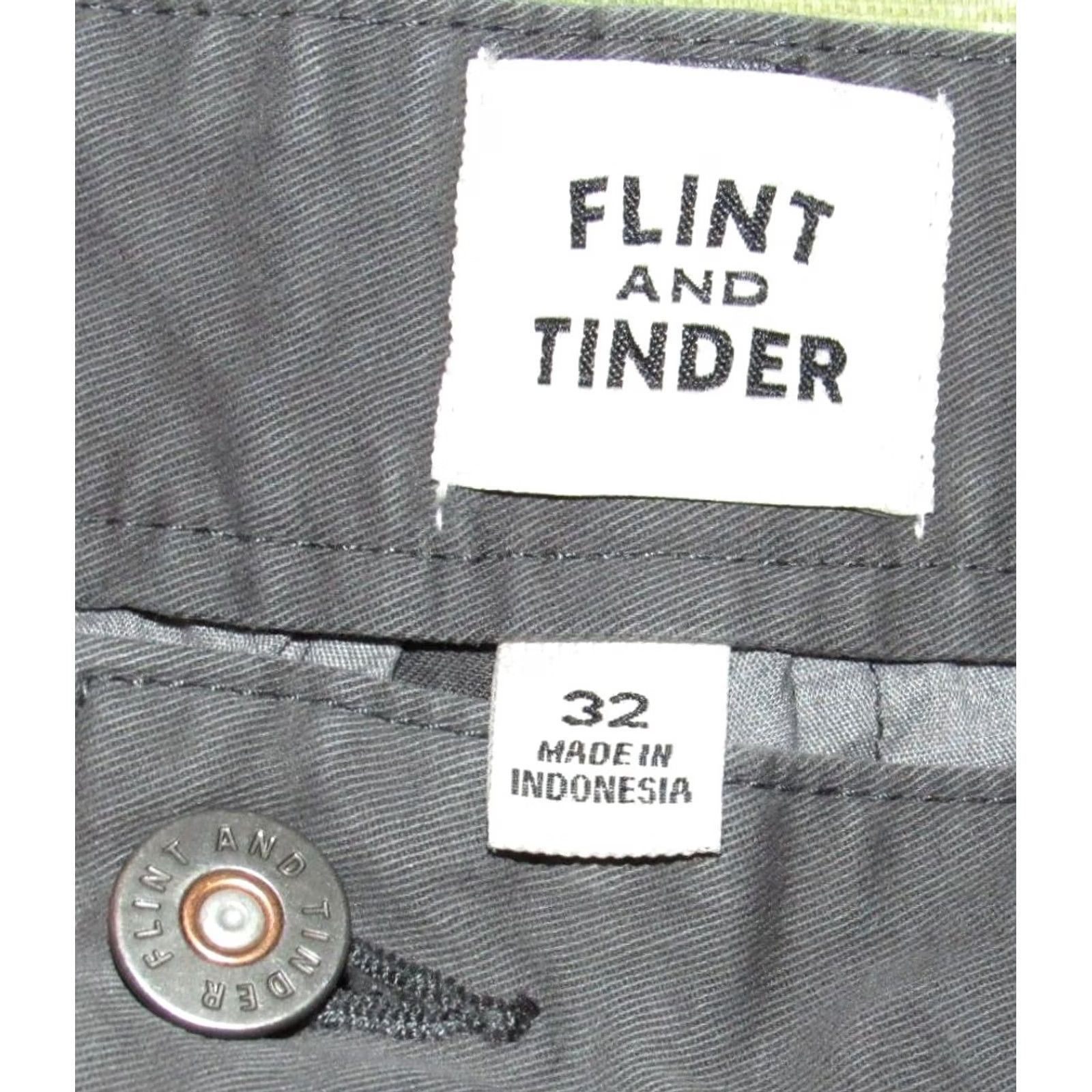 Vintage Flint & Tinder Chino Shorts 8" Cotton Grey Size 32 Mens Size US 32 / EU 48 - 4 Thumbnail