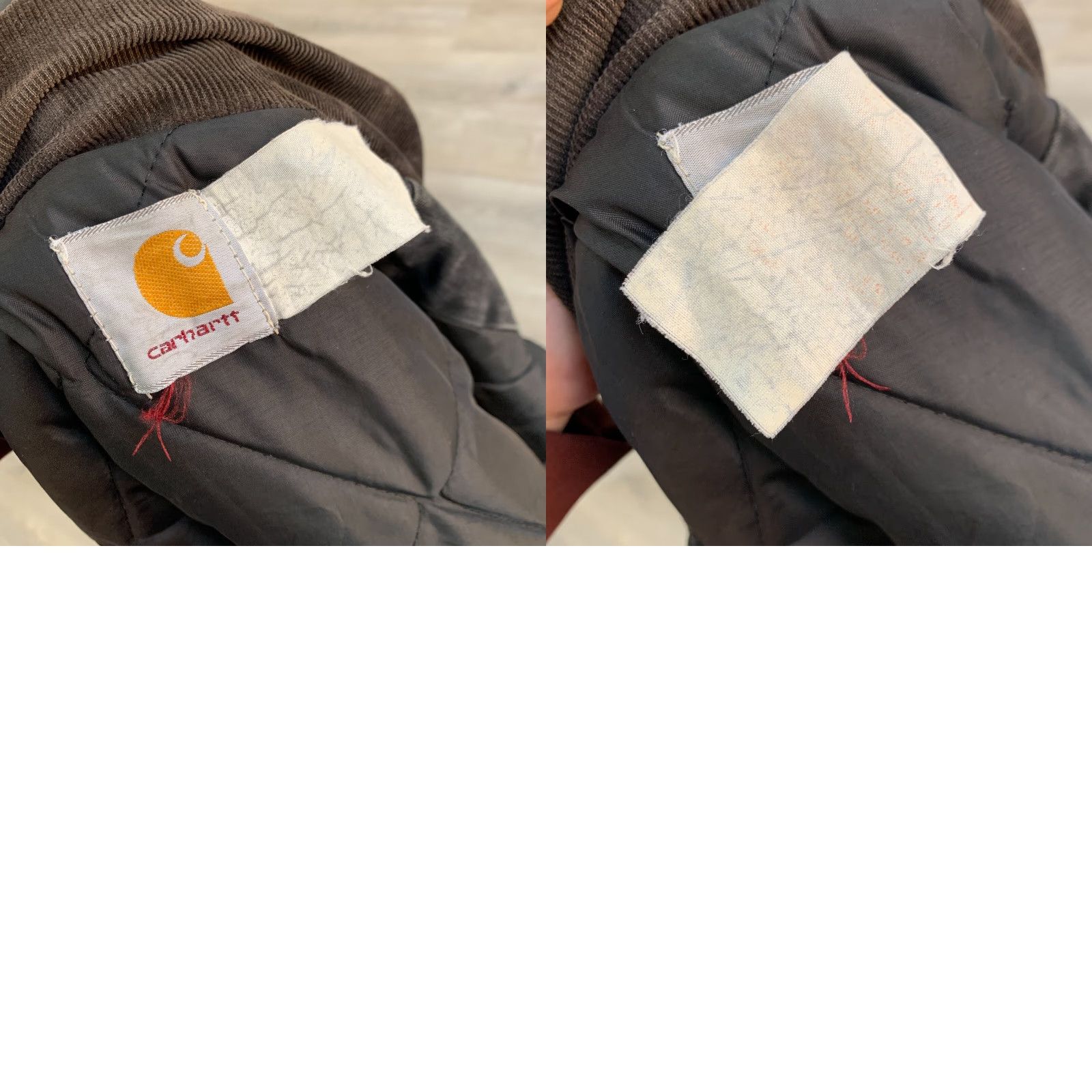 Carhartt VINTAGE Carhartt Jacket Canvas Chore 2XL Men Black Full Zip Chest 60" 2X 3X 90s Bleach Pockets Size US XXL / EU 58 / 5 - 9 Thumbnail
