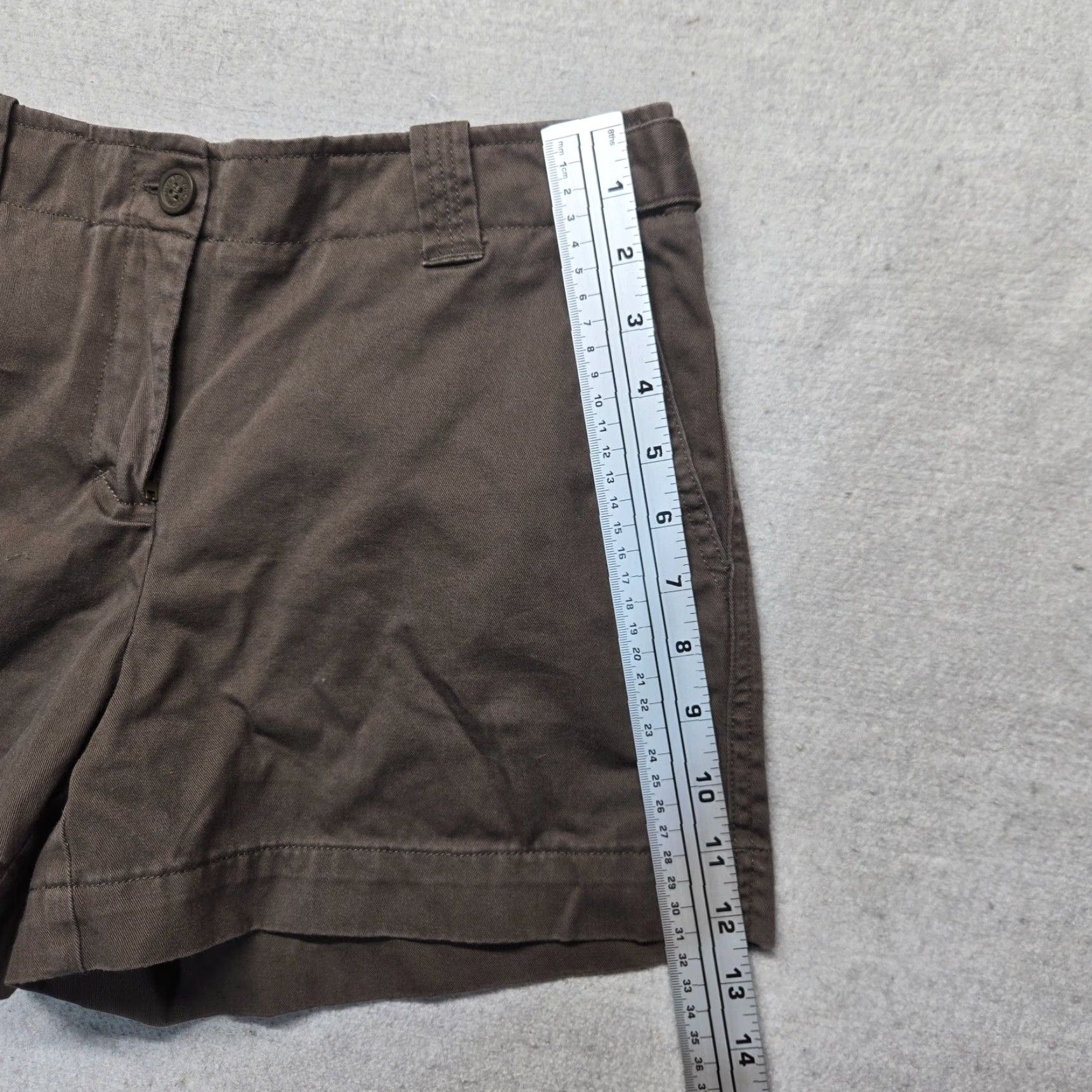 Jones New York Womens Jones New York Brown Chino Pants Size 8 Adult Cotton Size 30" / US 8 / IT 44 - 4 Thumbnail