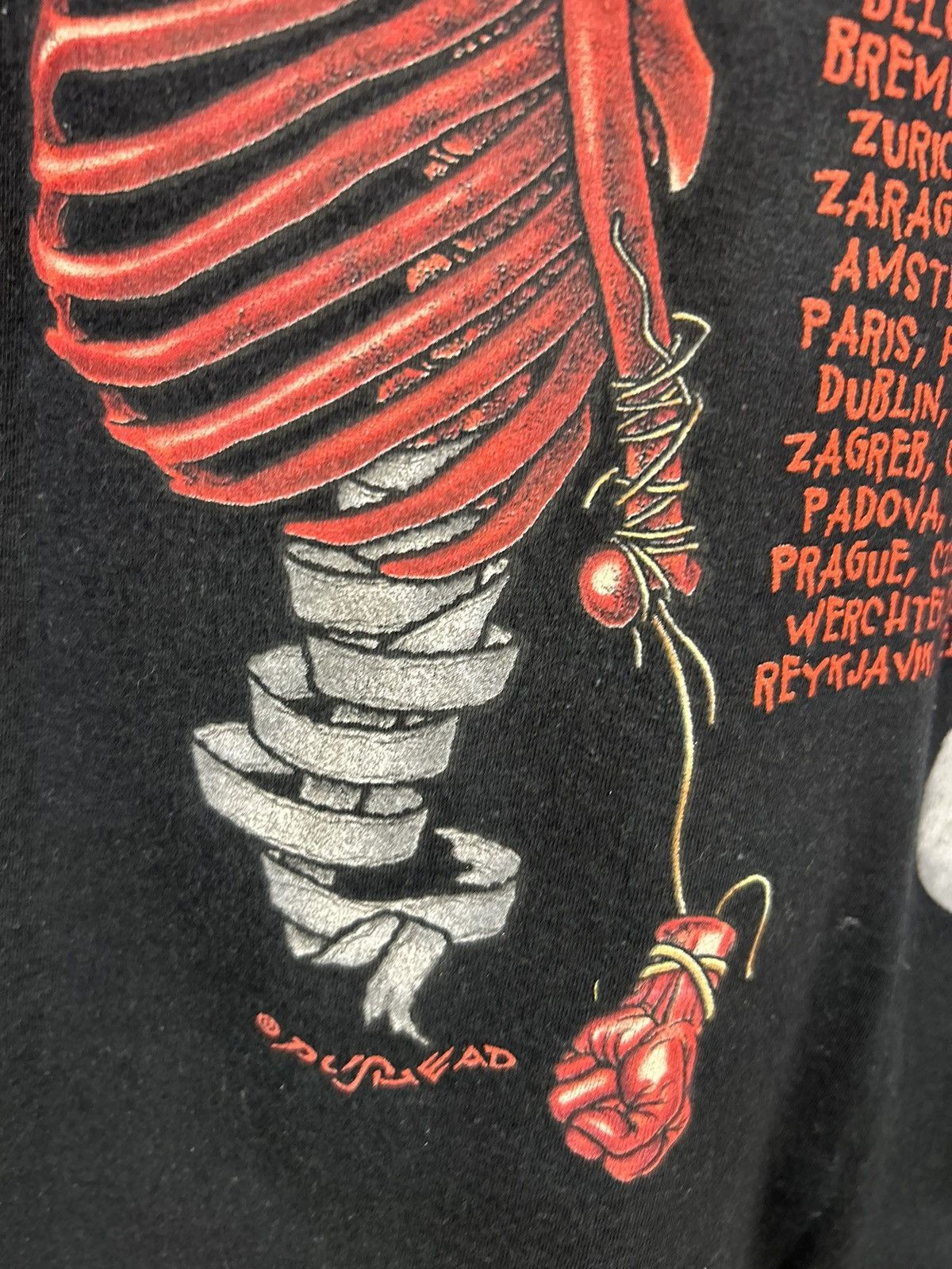 Band Tees Vtg 2004 Metallica Madly In Anger Concert Tour Black T-Shirt Size US M / EU 48-50 / 2 - 23 Thumbnail