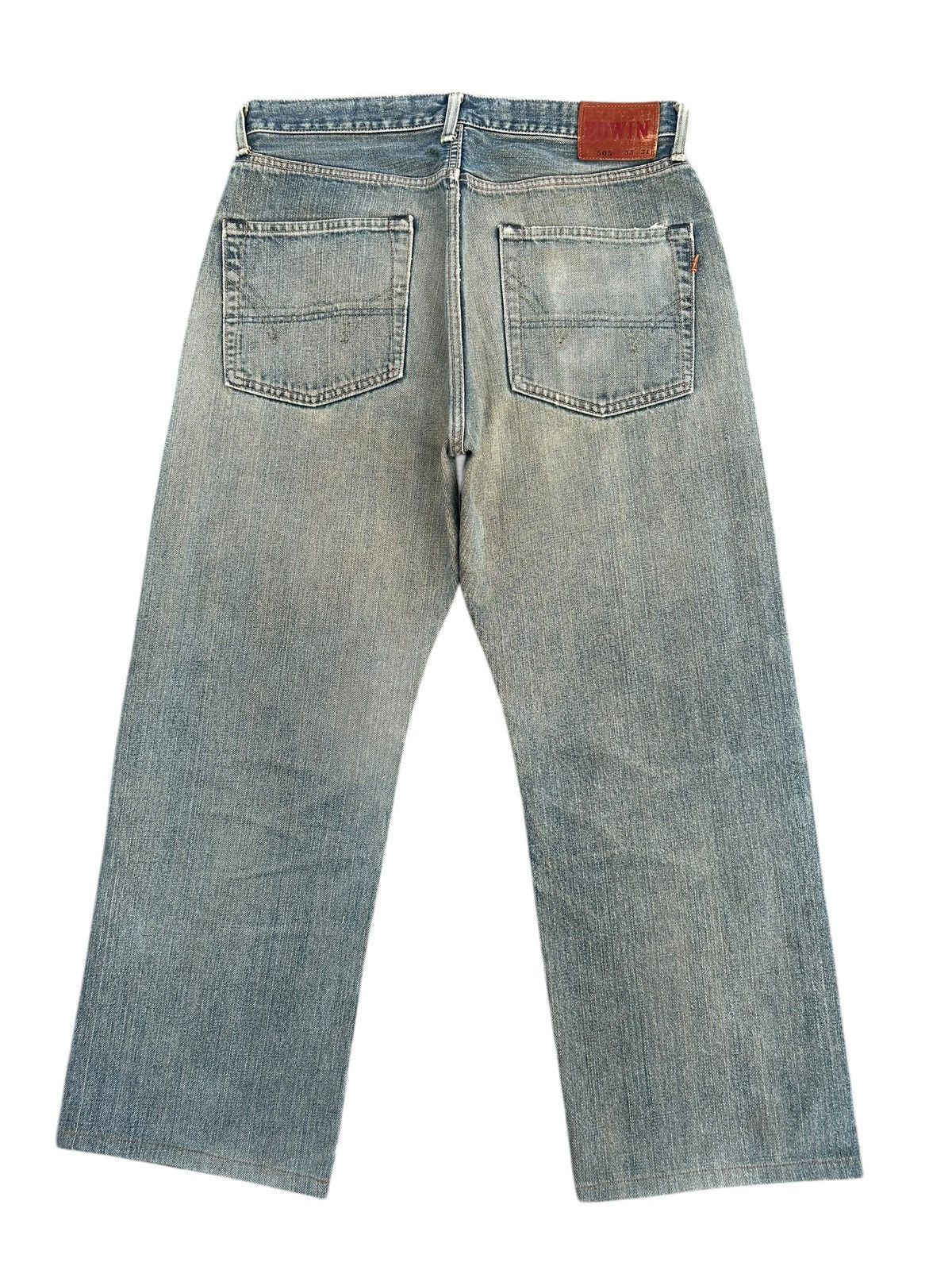 Kapital Vintage Edwin 505 Selvedge Rusty Denim Jeans Size US 34 / EU 50 - 2 Thumbnail