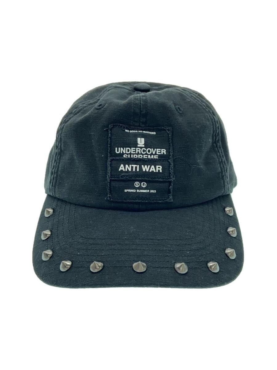 image of Supreme x Undercover Ss23 Anti War Studded Hat in Black, Men's