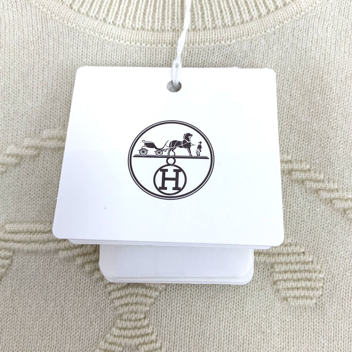Hermes Hermes Jacquard Cashmere Long Sleeve Knit Sweater K26WX Size M / US 6-8 / IT 42-44 - 6 Thumbnail