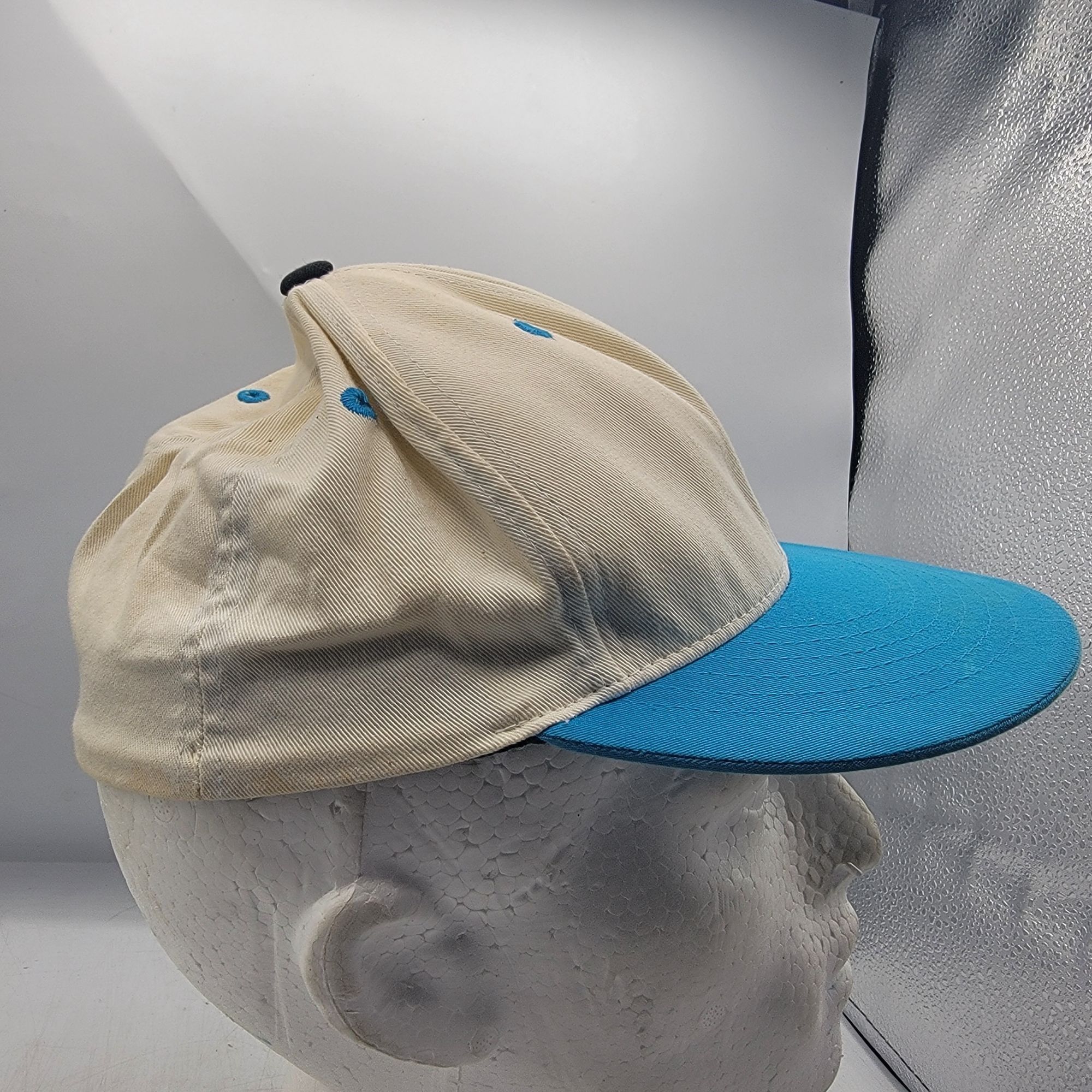 Fox Racing Fox Racing Small Medium White Blue Fitted Hat Motorcycles Mo Size ONE SIZE - 4 Thumbnail