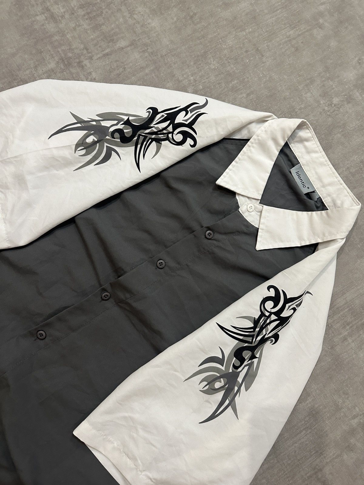 Vintage Vintage 90s Streetwear Tribal MMA Fighting Button Shirt Size US XL / EU 56 / 4 - 2 Thumbnail