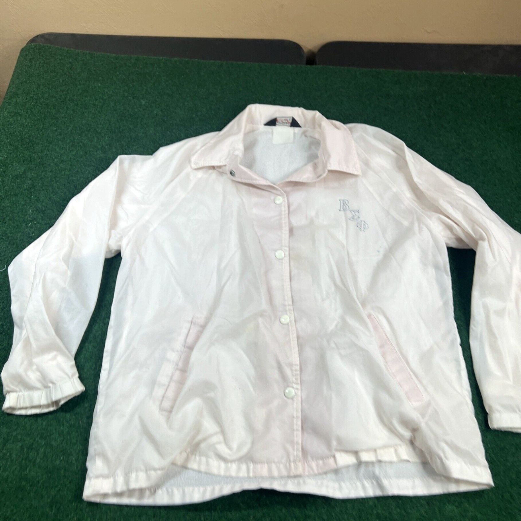 Vintage Vintage 80s Sorority Fraternity Lightweight Windbreaker Jacket Small Frat Size US S / EU 44-46 / 1 - 1 Thumbnail