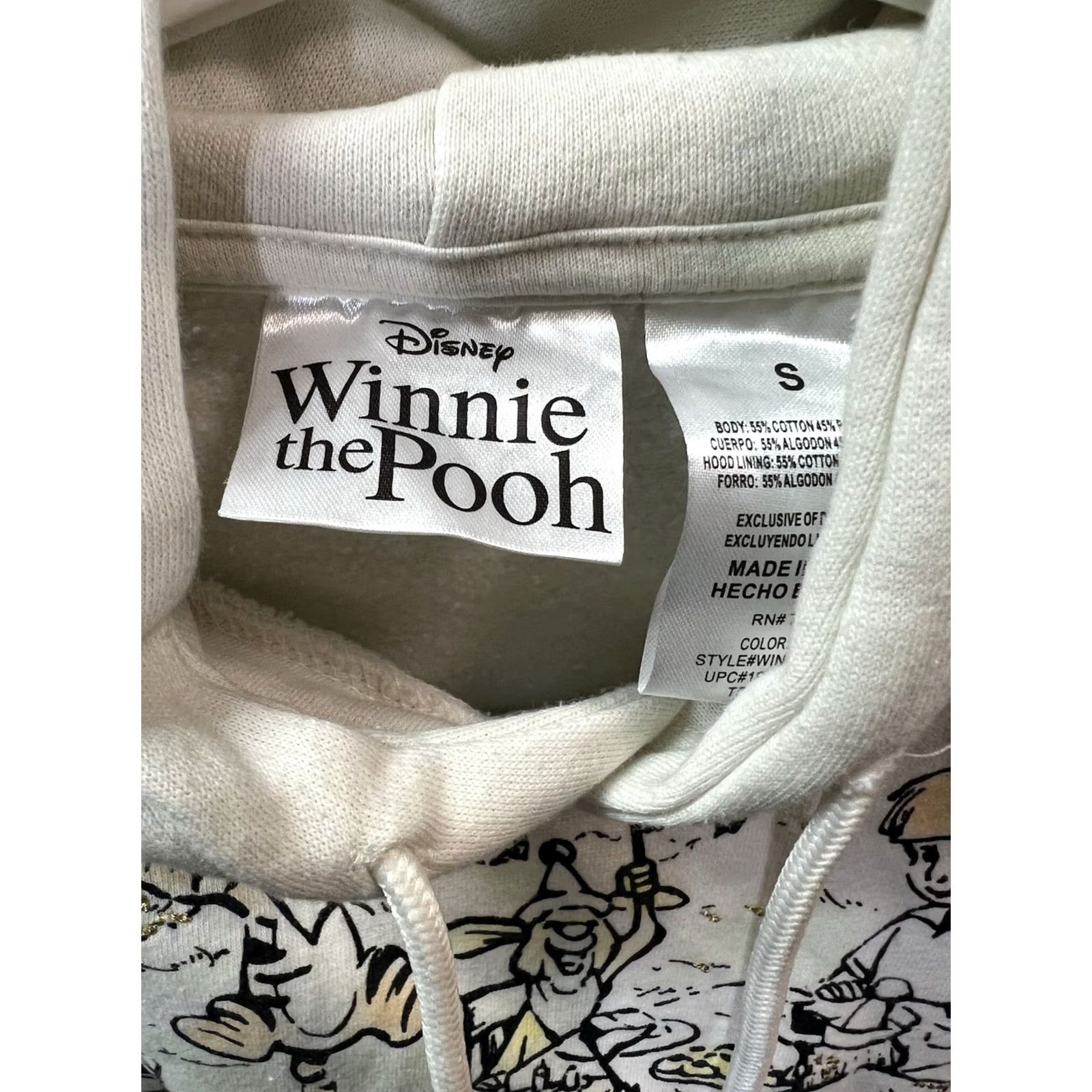 Disney Winnie The Pooh Christopher Robin Party Hoodie Disney Small Long Sleeve Beige Women S Pullover Navy? Size S / US 4 / IT 40 - 7 Thumbnail