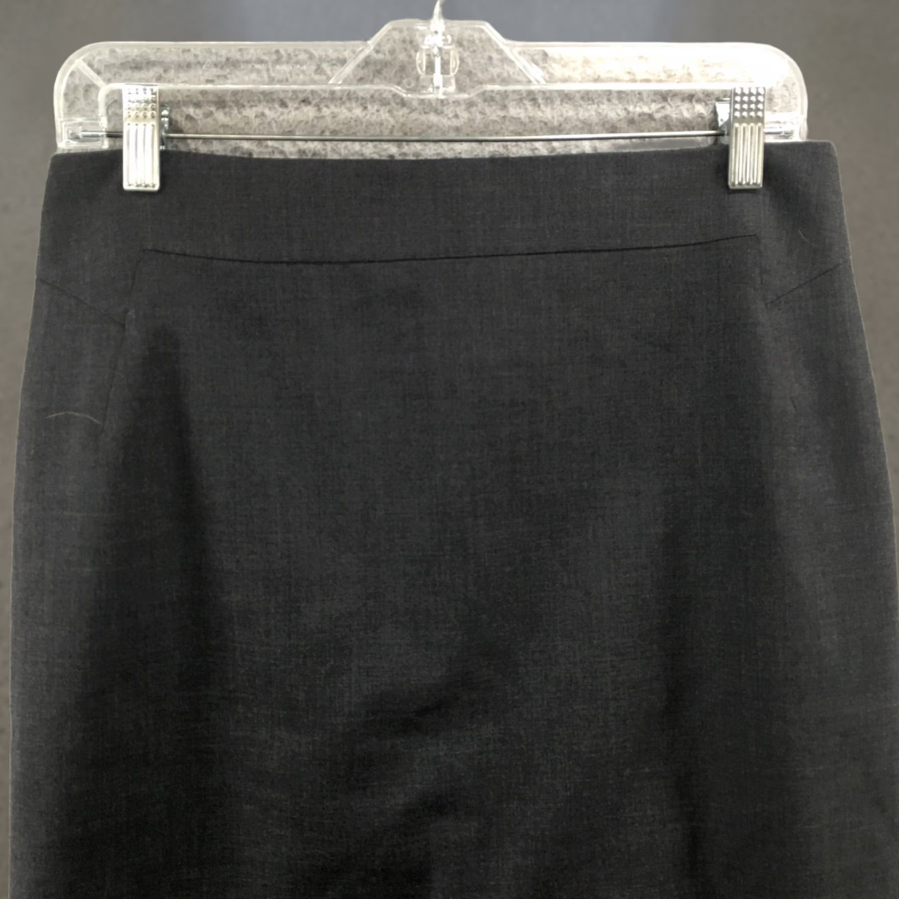 Ann Taylor Ann Taylor Midi Straight Pencil Skirt Womens 6 Solid Gray Zip Back Slit NEW Size 28" / US 6 / IT 42 - 1 Thumbnail