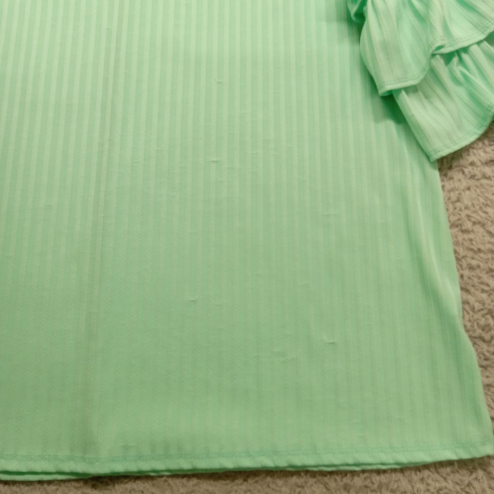 & Other Stories Haptics By Holly Harper Blouse 3XL Women's Ruffle Mint Size 3XL / US 20-22 - 3 Thumbnail