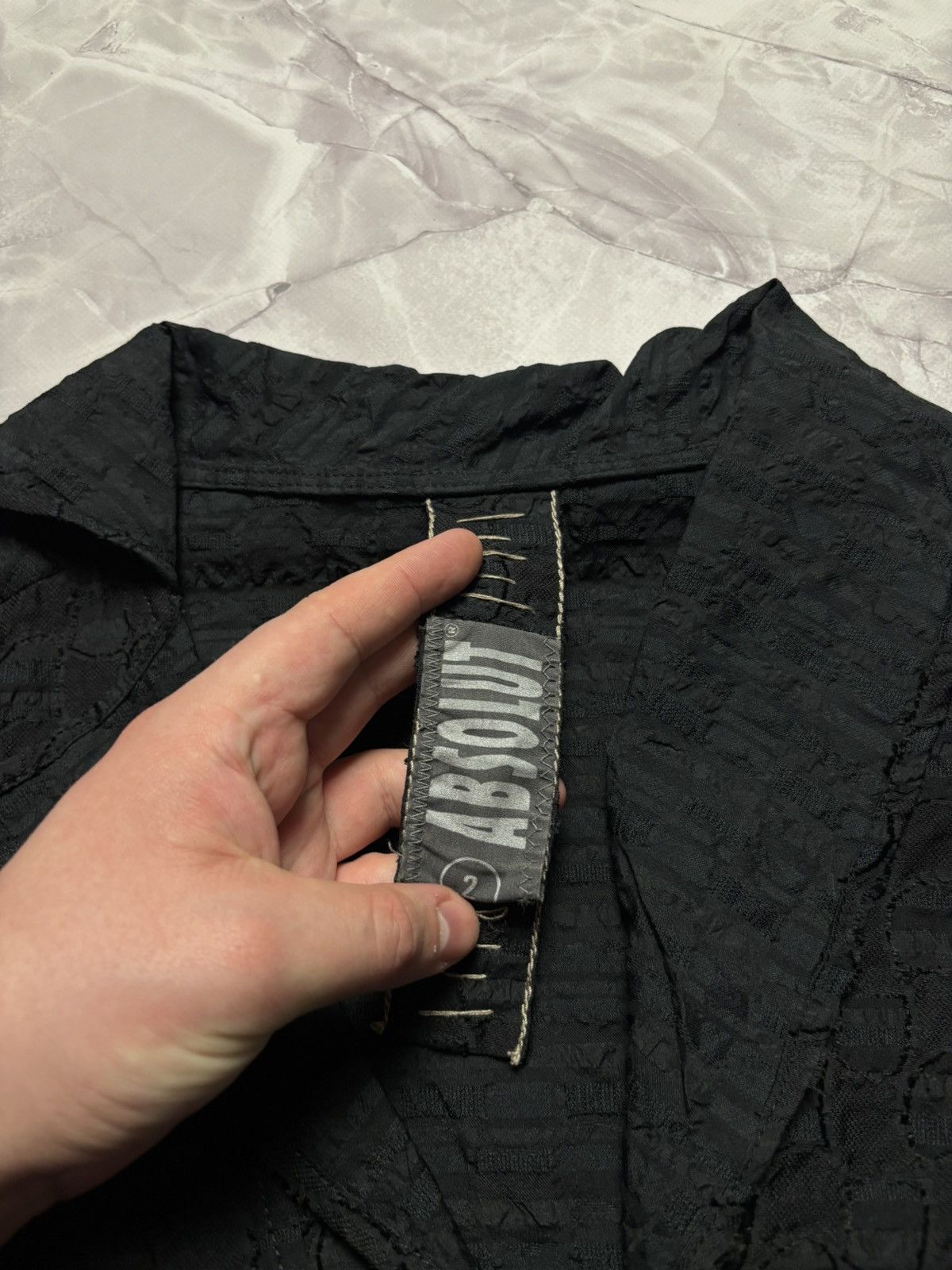 Other ABSOLUT by Zebra Jacket Avant Garde Textured Black Size 2 Size M / US 6-8 / IT 42-44 - 12 Thumbnail