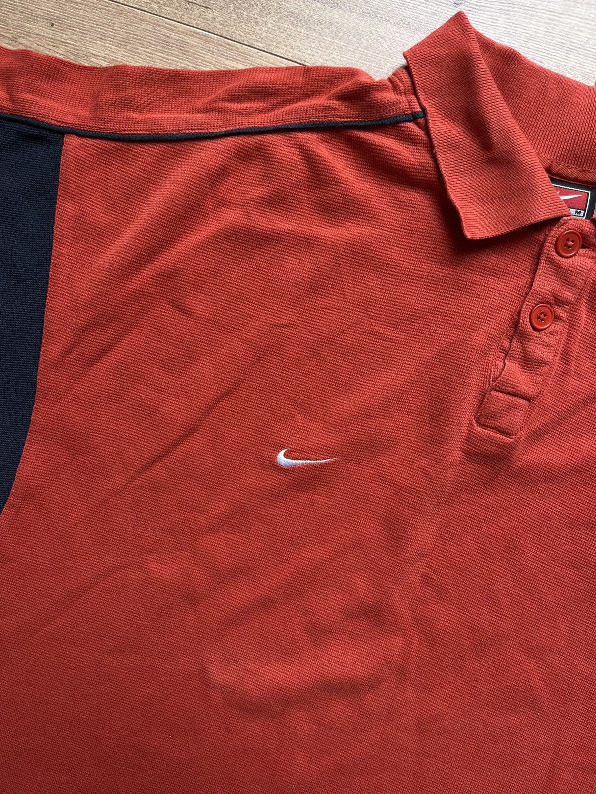 Nike 90’s NIKE TEAM ENGLAND RUGBY SWOOSH LOGO POLO TEE Y2K RETRO Size US XXL / EU 58 / 5 - 2 Thumbnail