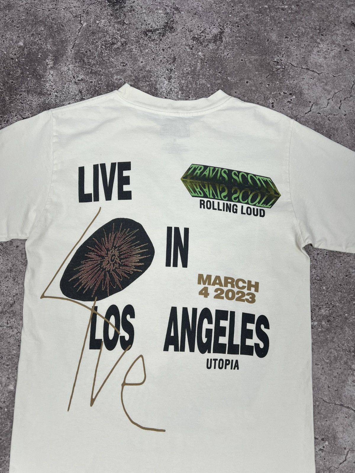 Travis Scott Travis Scott Utopia T-shirt Rolling Loud California Tee Size US S / EU 44-46 / 1 - 12 Thumbnail