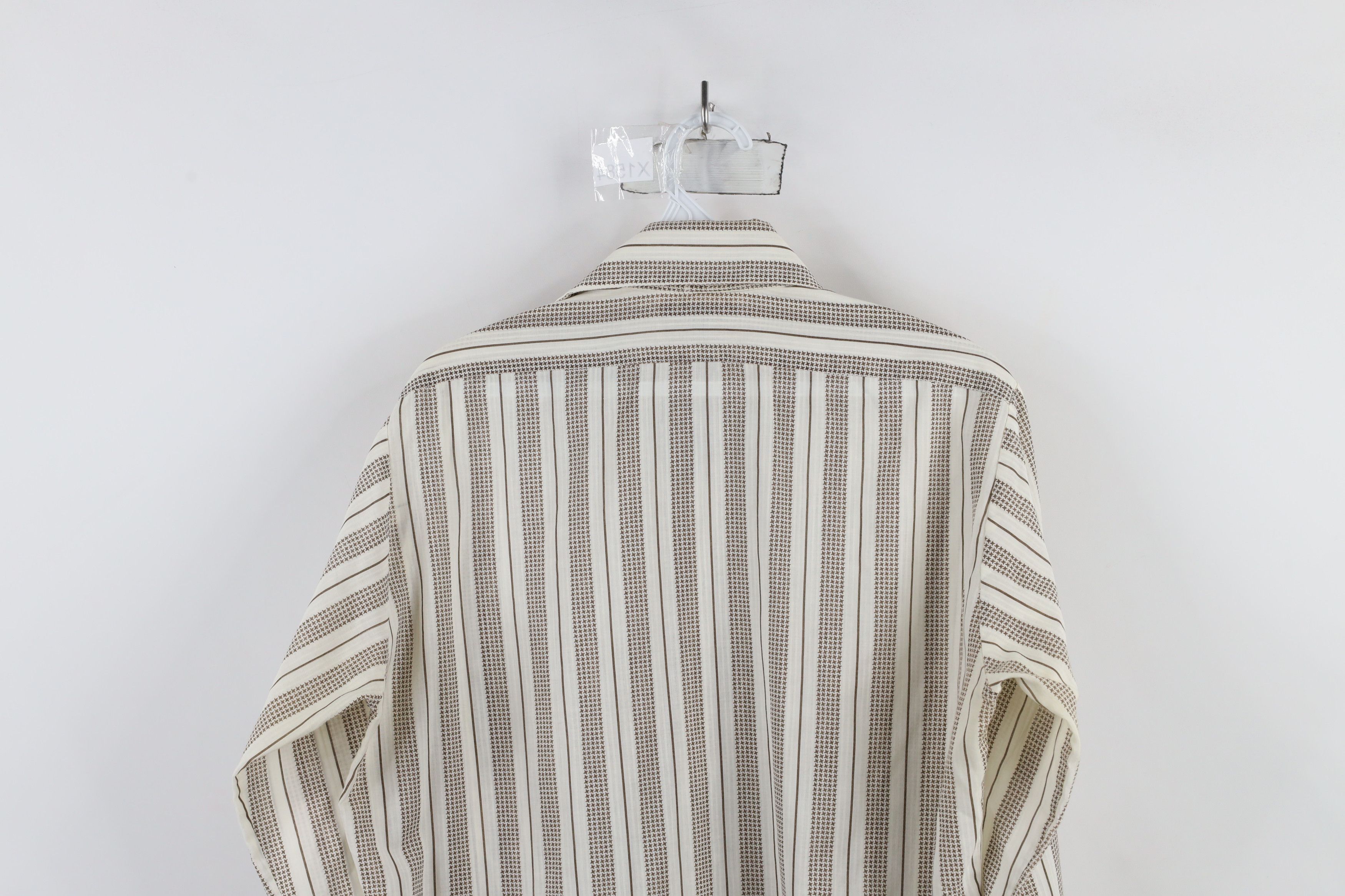 Vintage Vintage 60s 70s Rockabilly Striped Collared Button Shirt USA Size US L / EU 52-54 / 3 - 11 Thumbnail