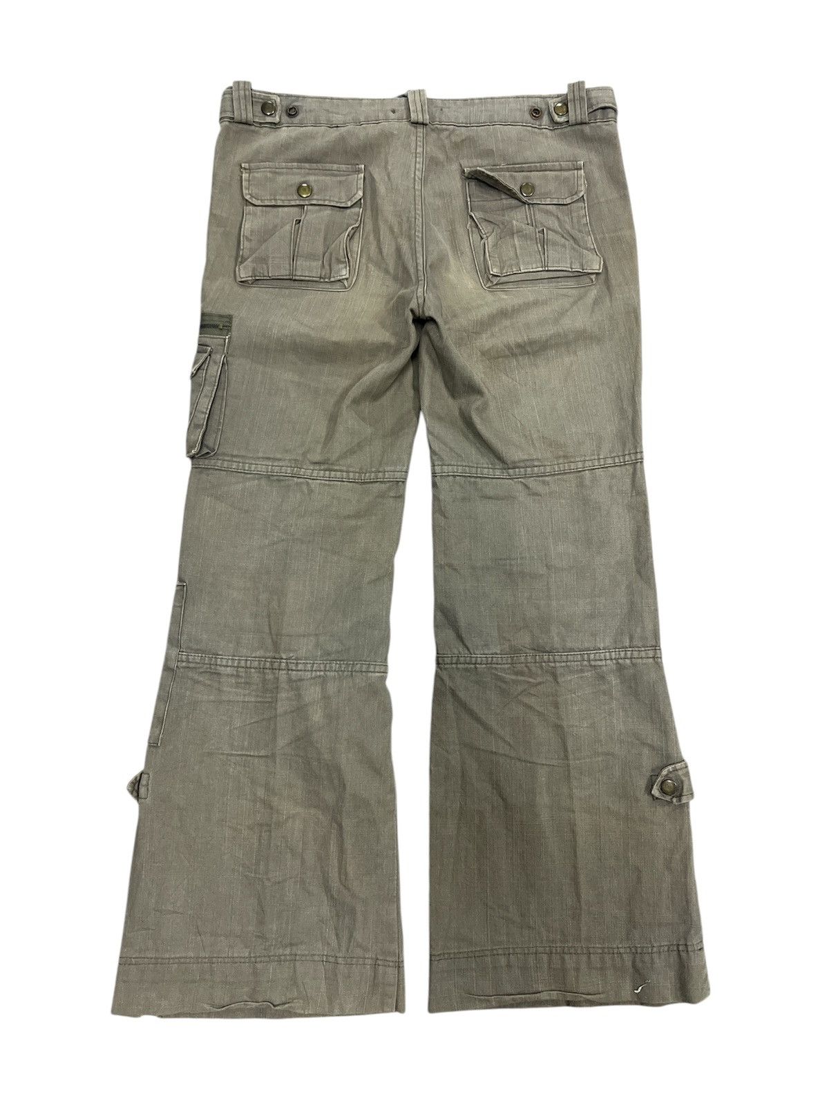 Designer × Japanese Brand FLARED🔥CARGO COTTON PANT Size US 31 - 6 Thumbnail