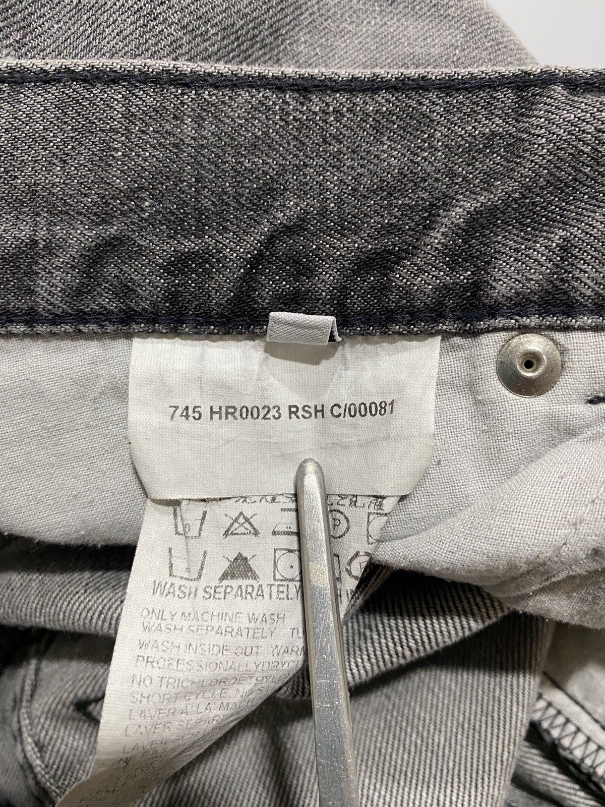 Helmut Lang SS03 Grey Jeans Size US 32 / EU 48 - 12 Thumbnail