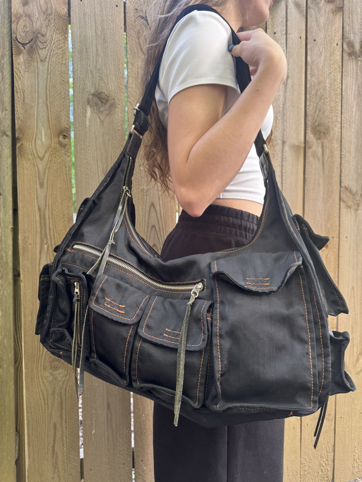 Junya Watanabe SS05 Watanabe Multi Pocket ‘Cargo’ Sling Shoulder Bag Size ONE SIZE - 2 Thumbnail