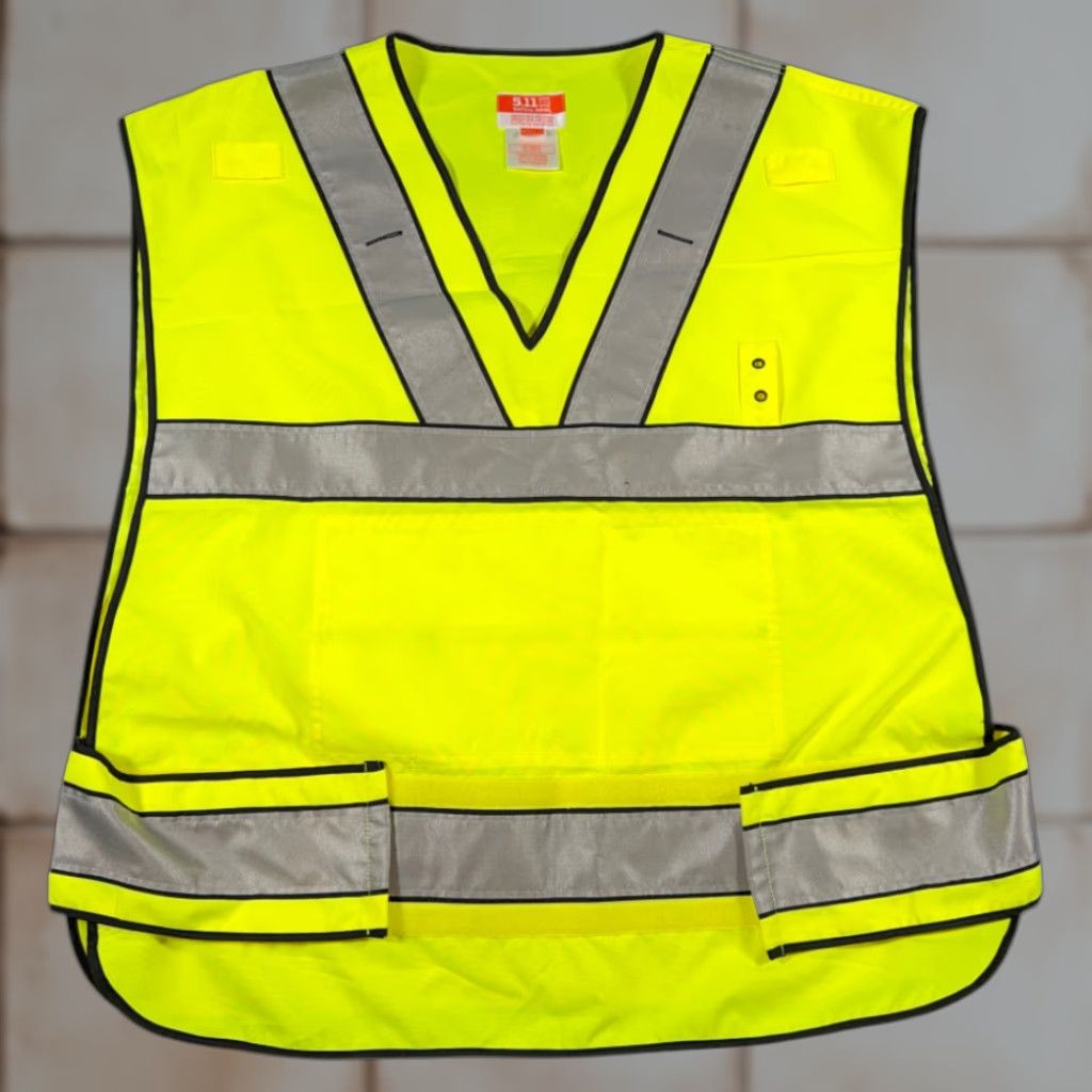 Vintage VINTAGE 511 Tactical Vest Adult LARGE Yellow Reflective Workwear Outdoor Size US L / EU 52-54 / 3 - 1 Thumbnail