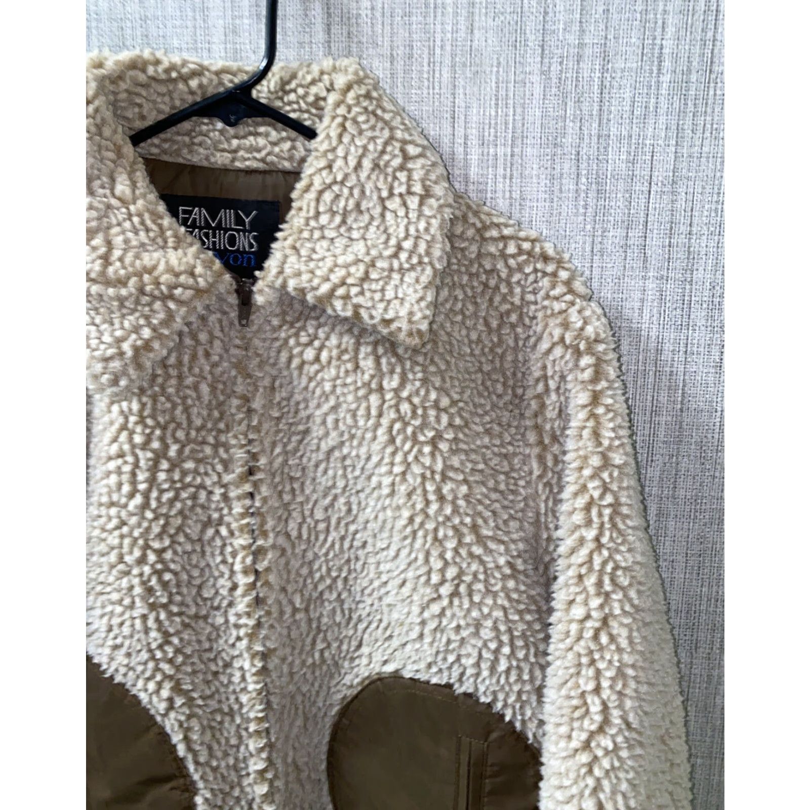 Vintage Avon Women's Beige Fleece Full Zip Jacket Large Size L / US 10 / IT 46 - 2 Thumbnail